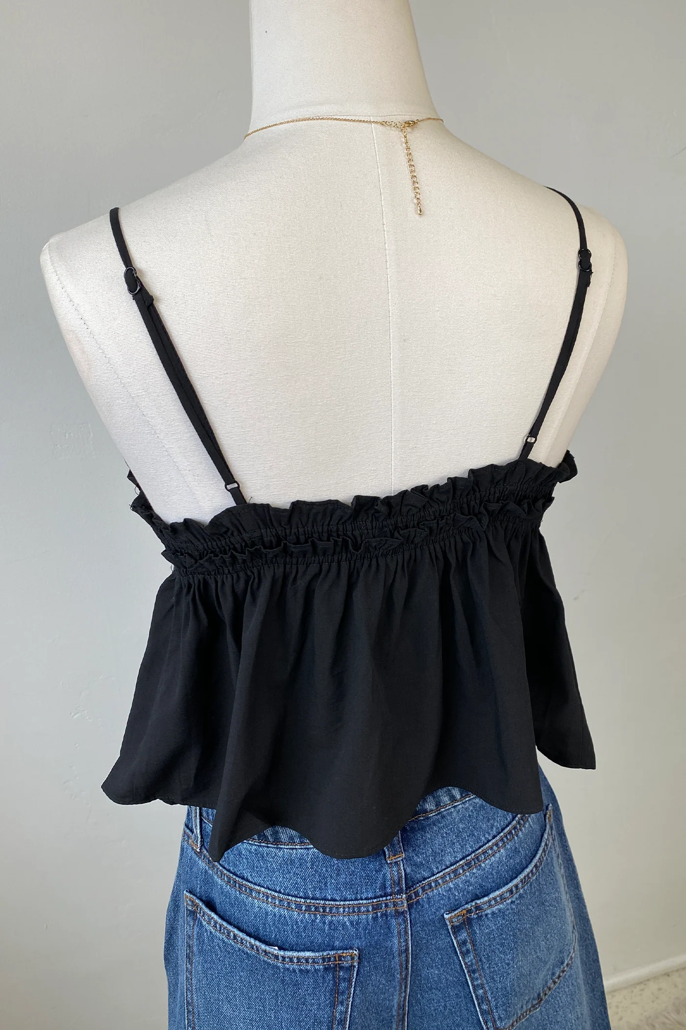 Ruffled Babydoll Top