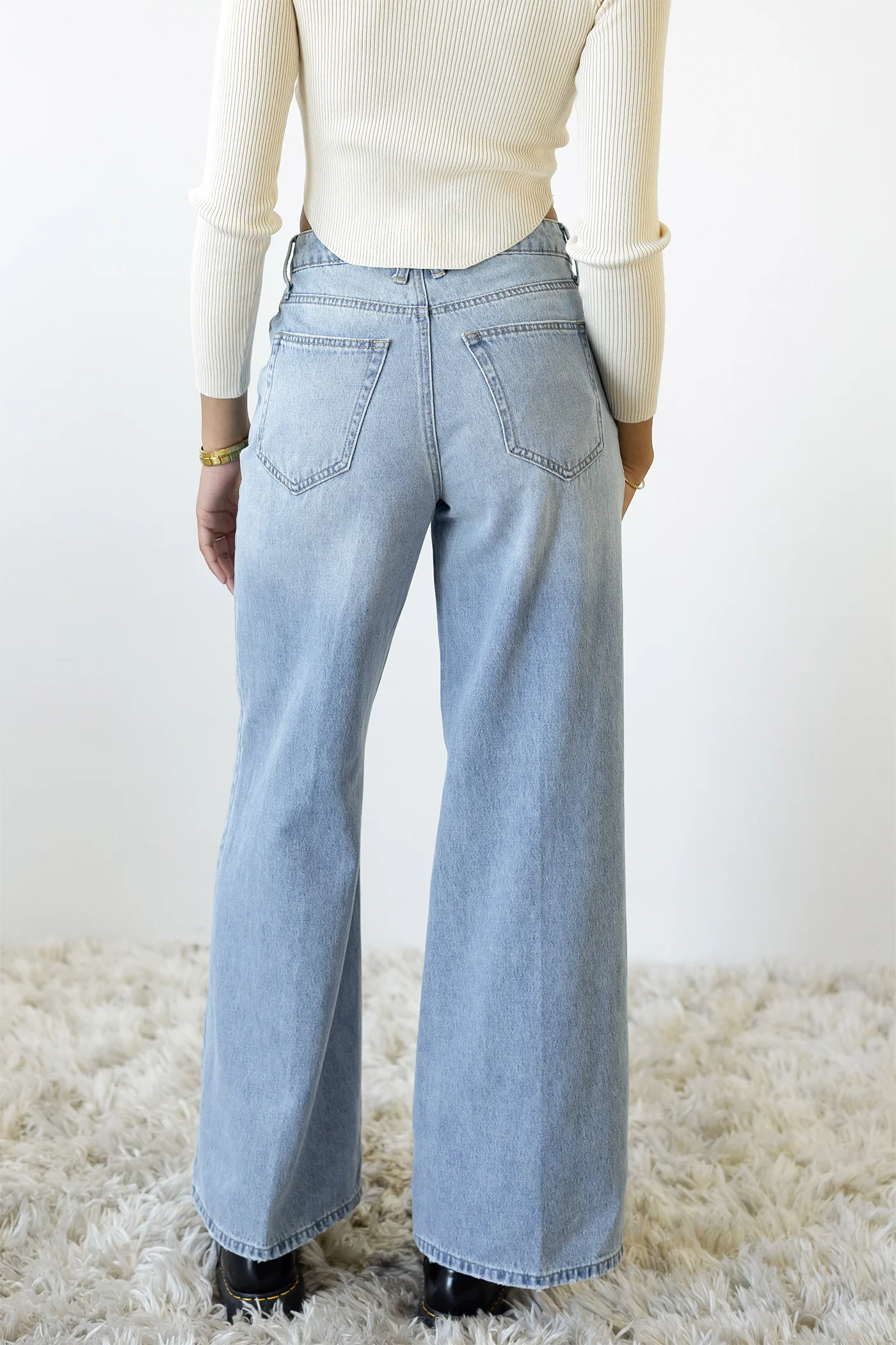 Nectar Premium Denim: The Olivine Wide Leg Jeans