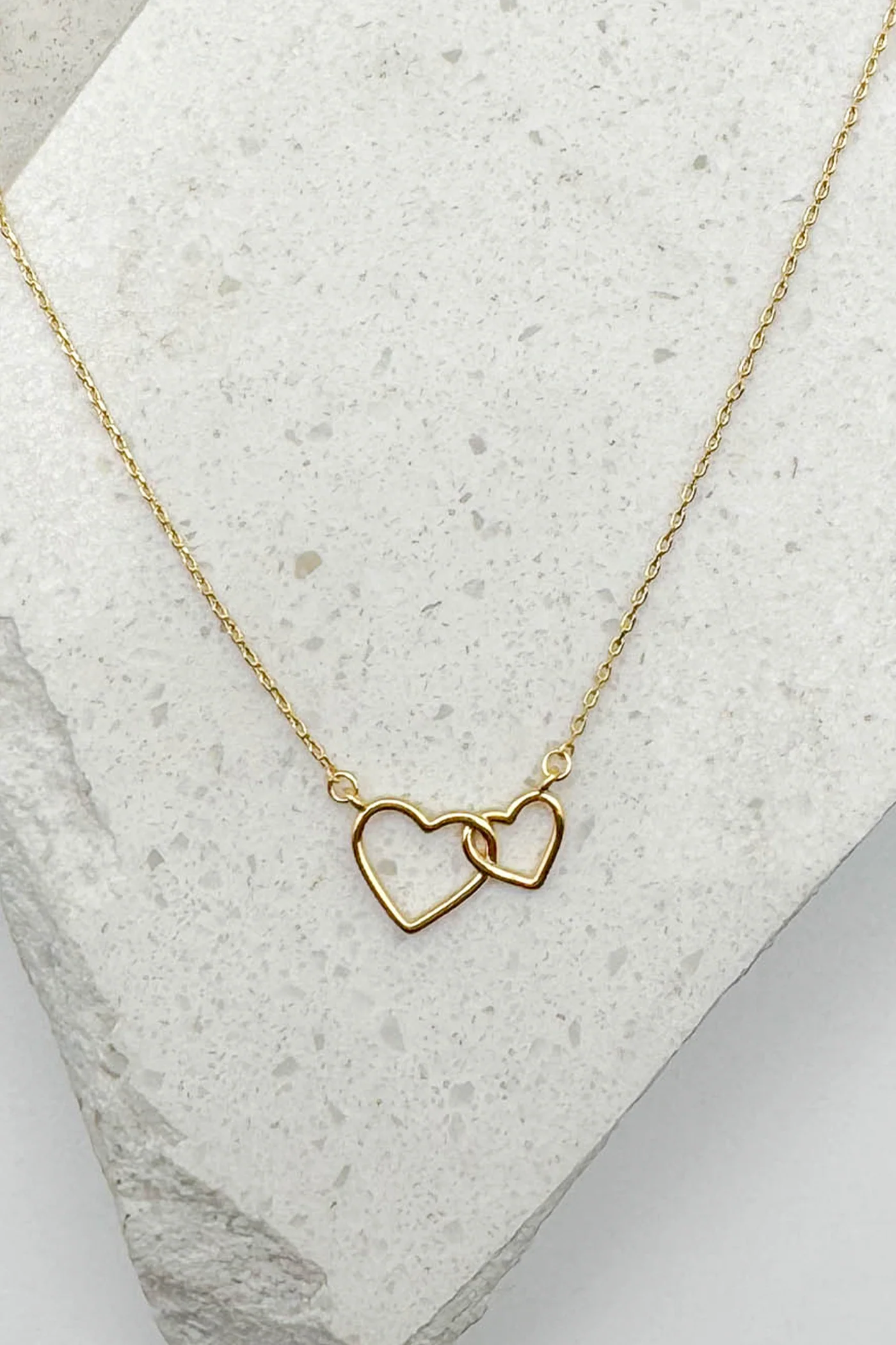 Dainty Heart Link Necklace
