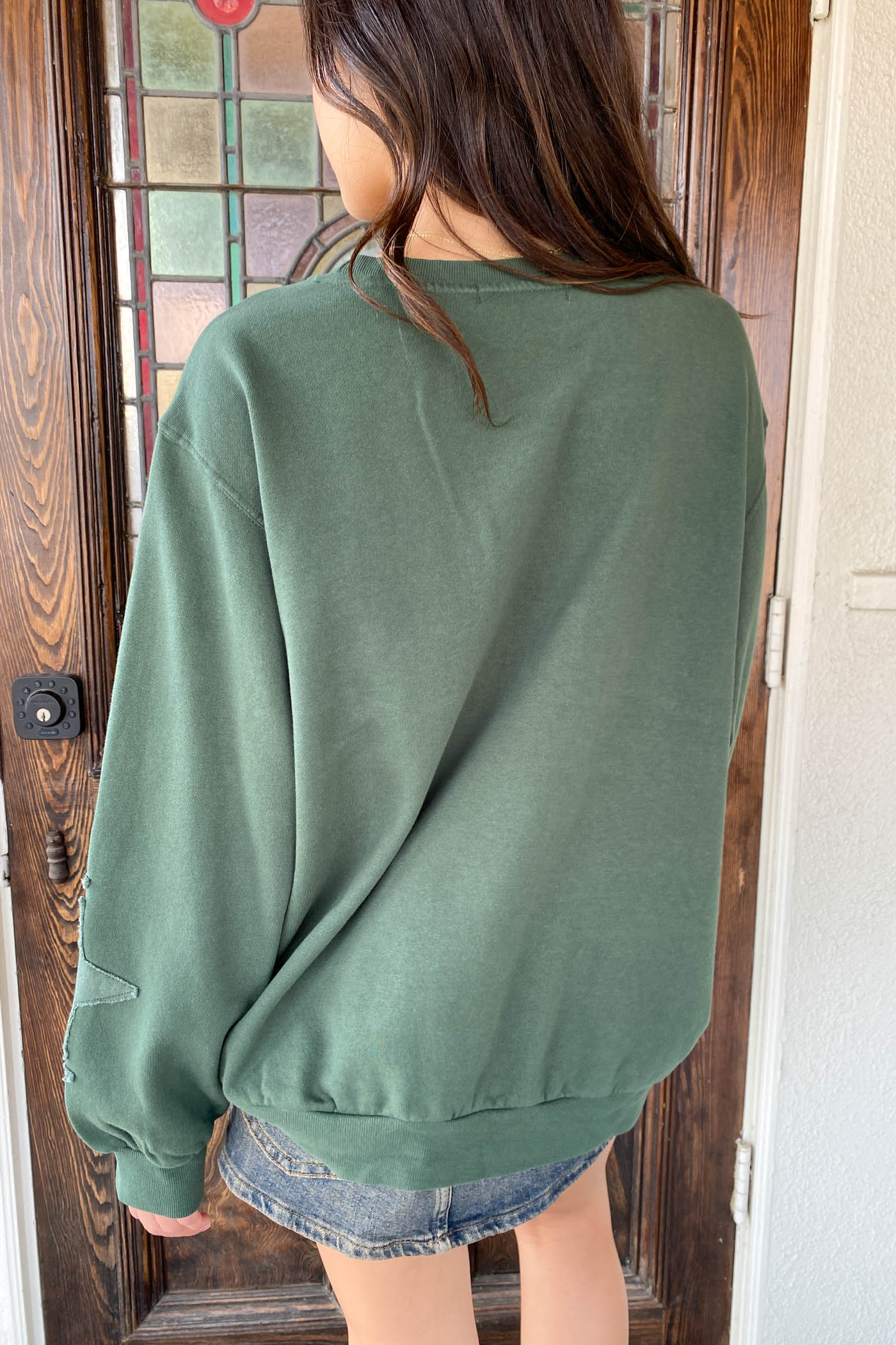 Star Embroidered Sweatshirt