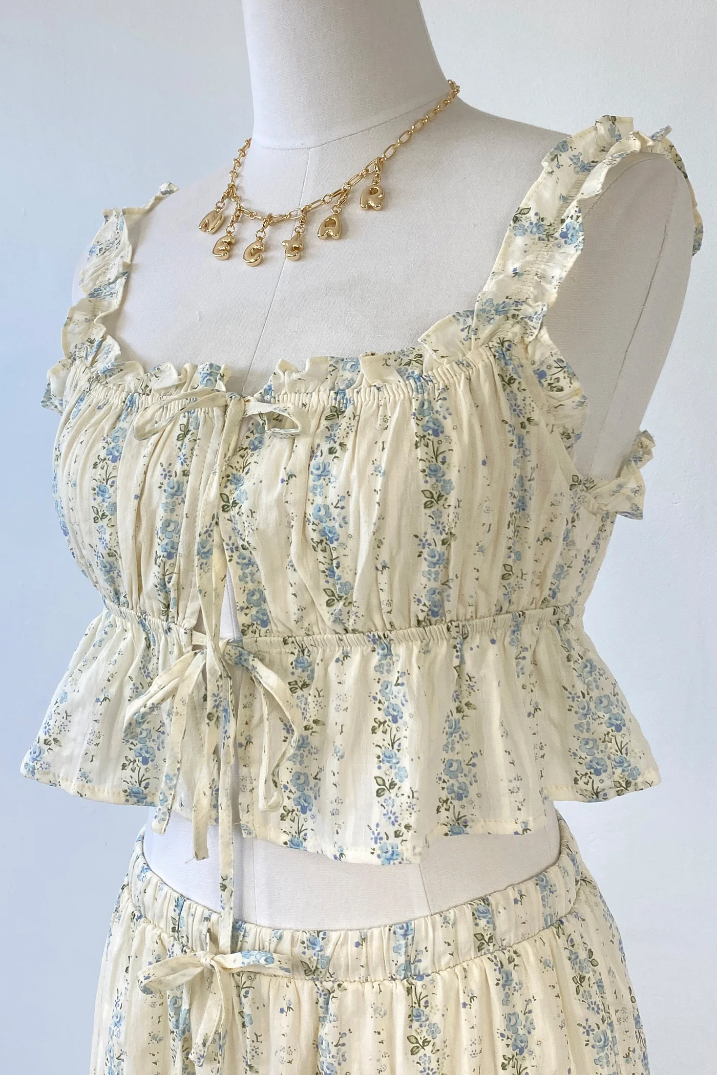 Ruffled Babydoll Top