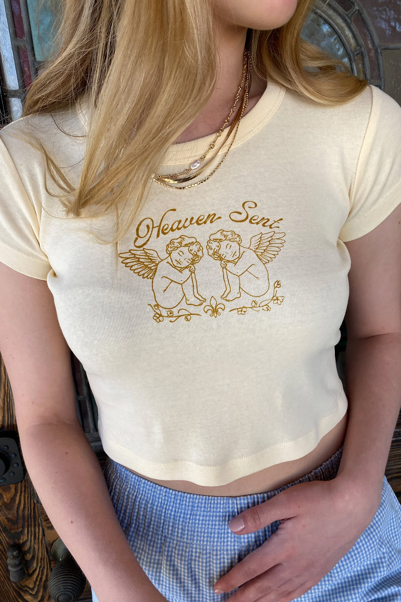 Heaven Sent OG Graphic Babydoll Tee