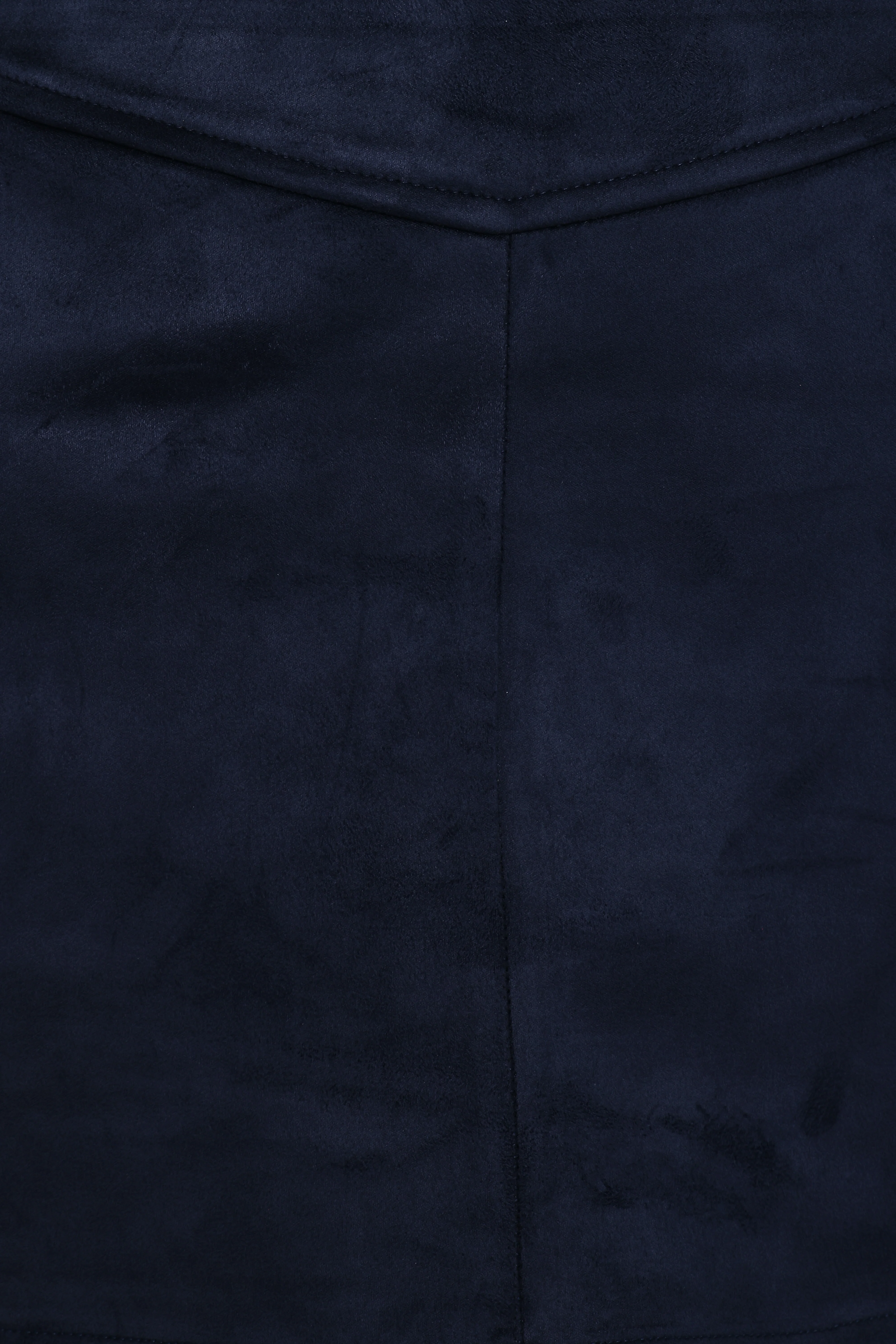 Hope Suede Mini Skirt - Navy