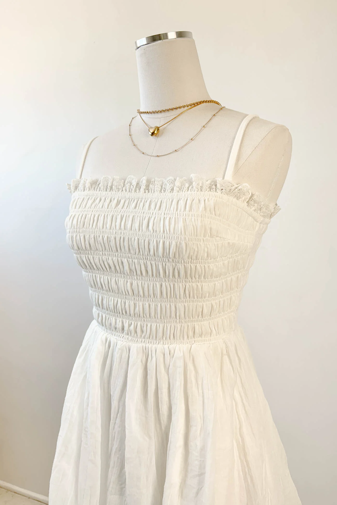 Smocked Mini Cami Dress