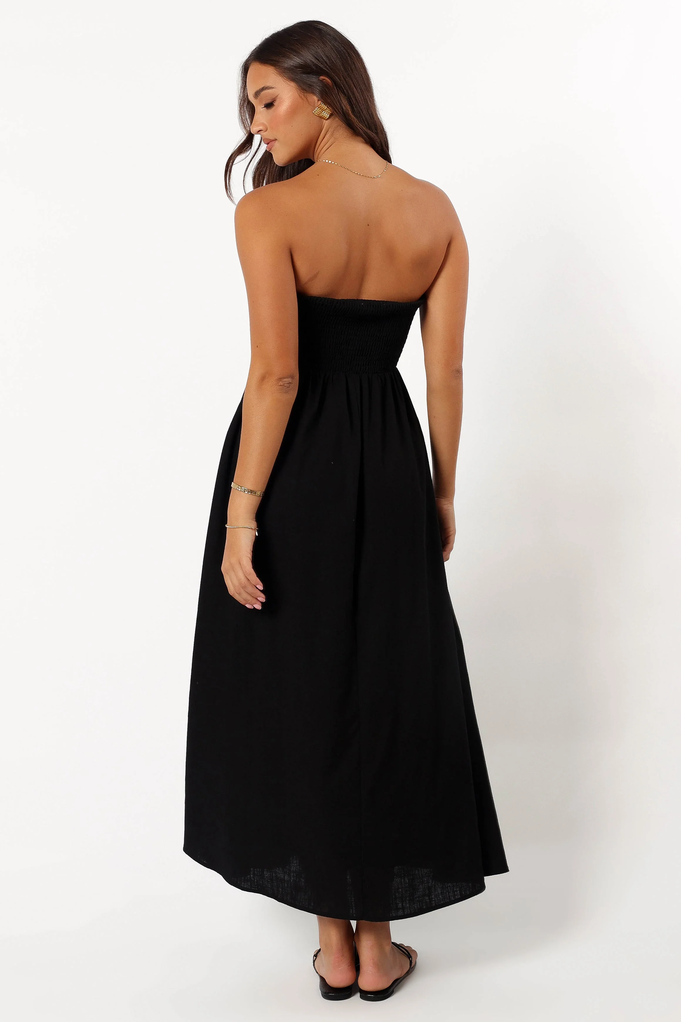 Kayt Strapless Dress - Black