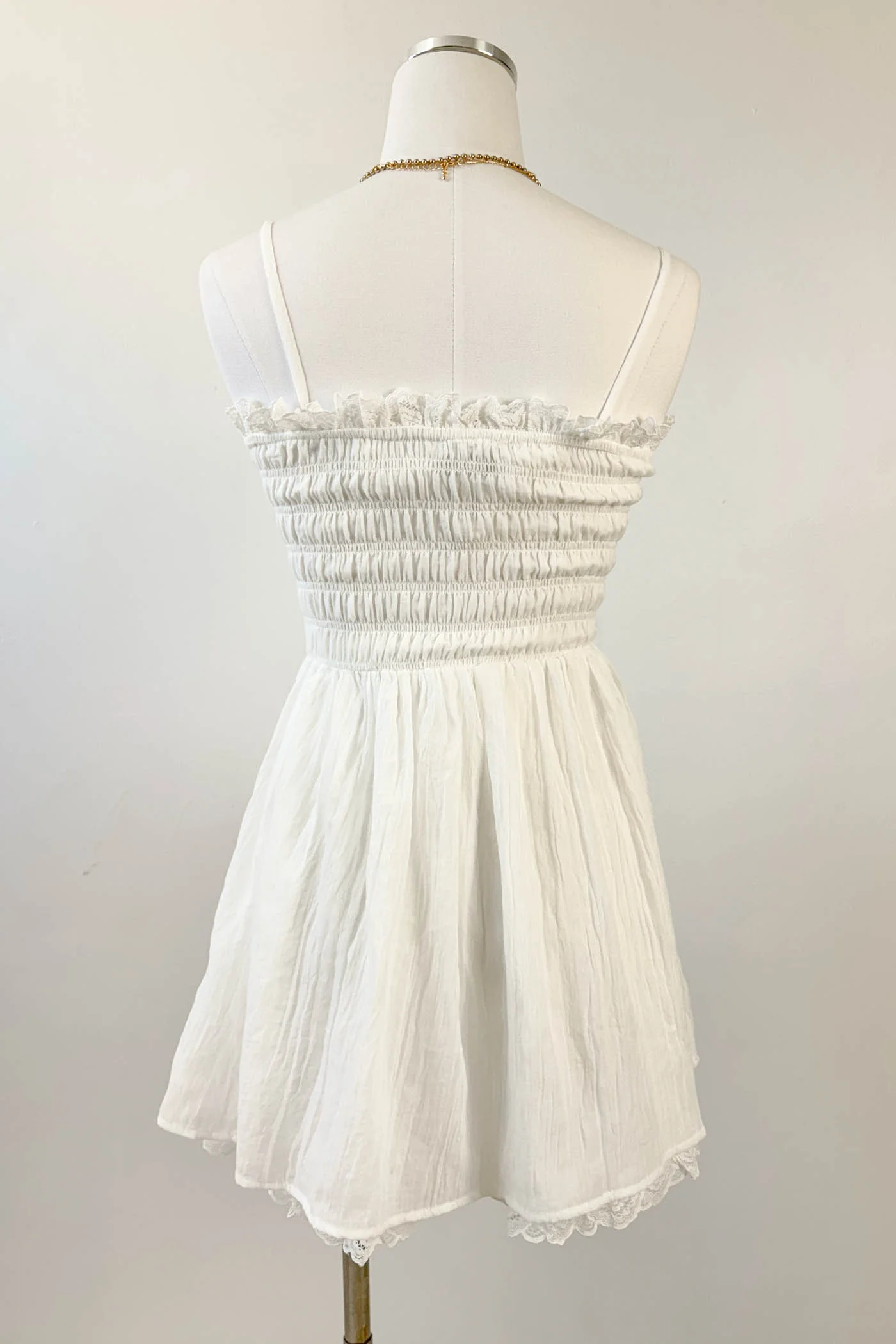 Smocked Mini Cami Dress