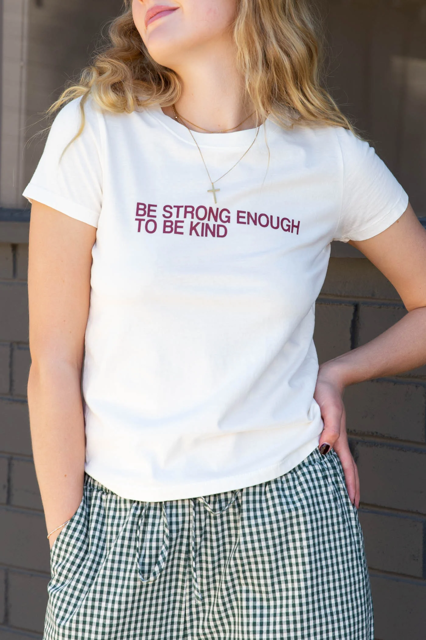 Kindness Long Loose Graphic Baby Tee