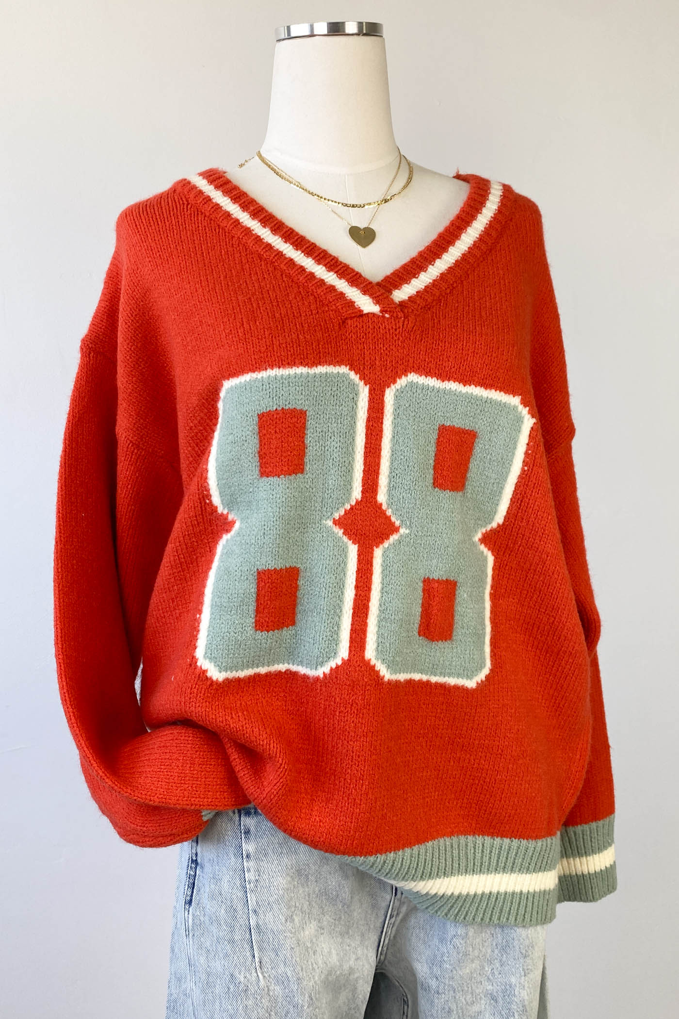 Jersey Knit Sweater