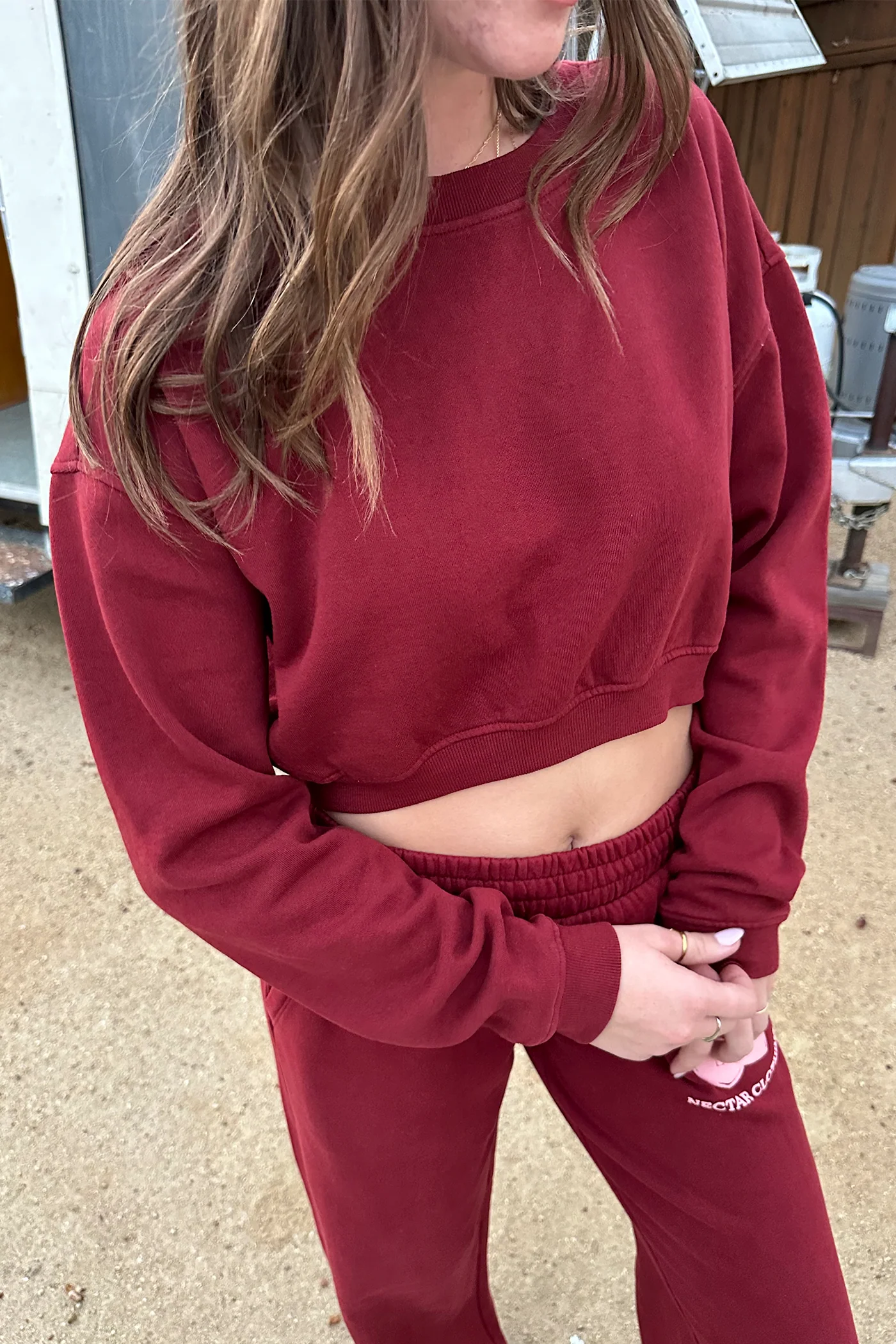 Basic Crop Sweatshirt