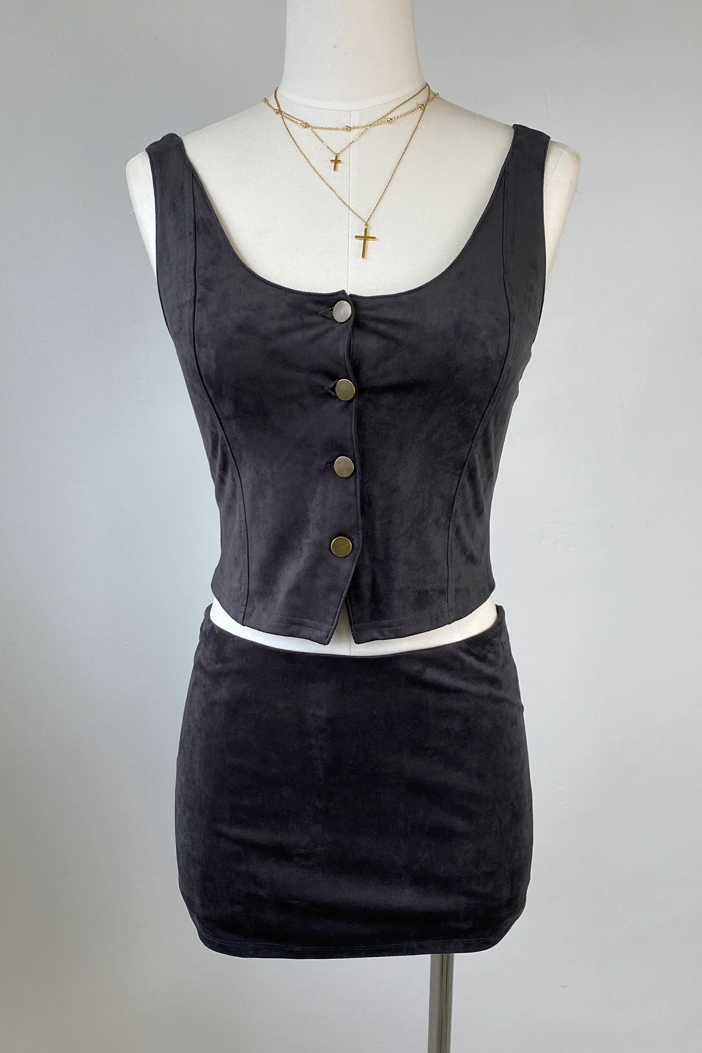 Suede Vest