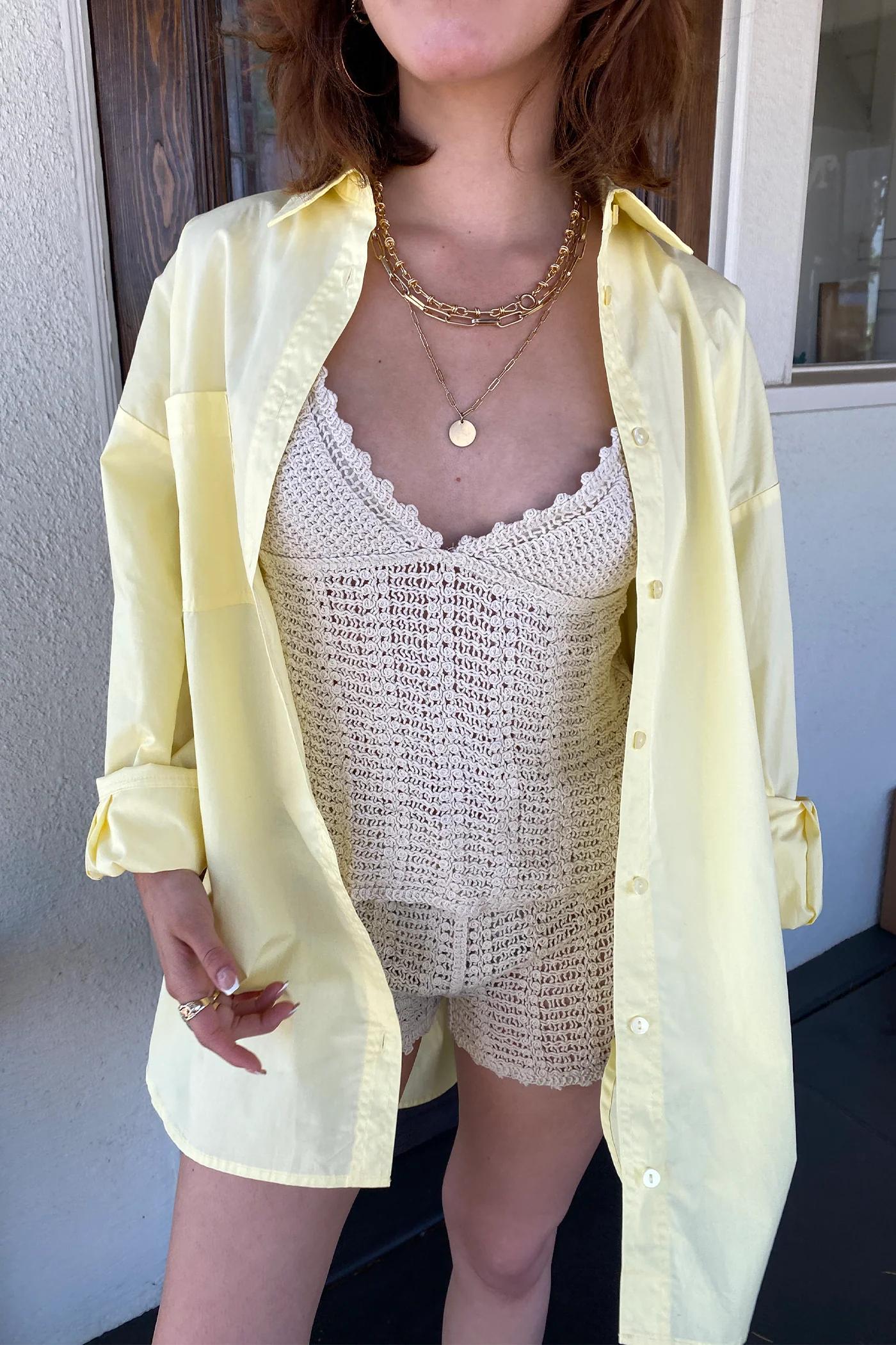 Long Sleeve Button Down Top