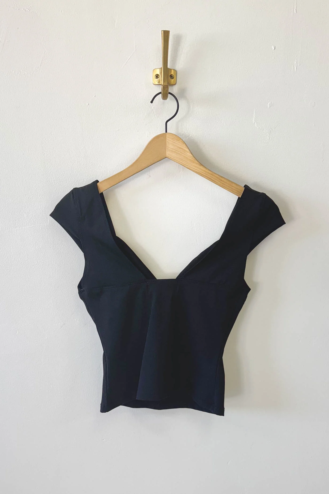 Open Back Cap Sleeve Top