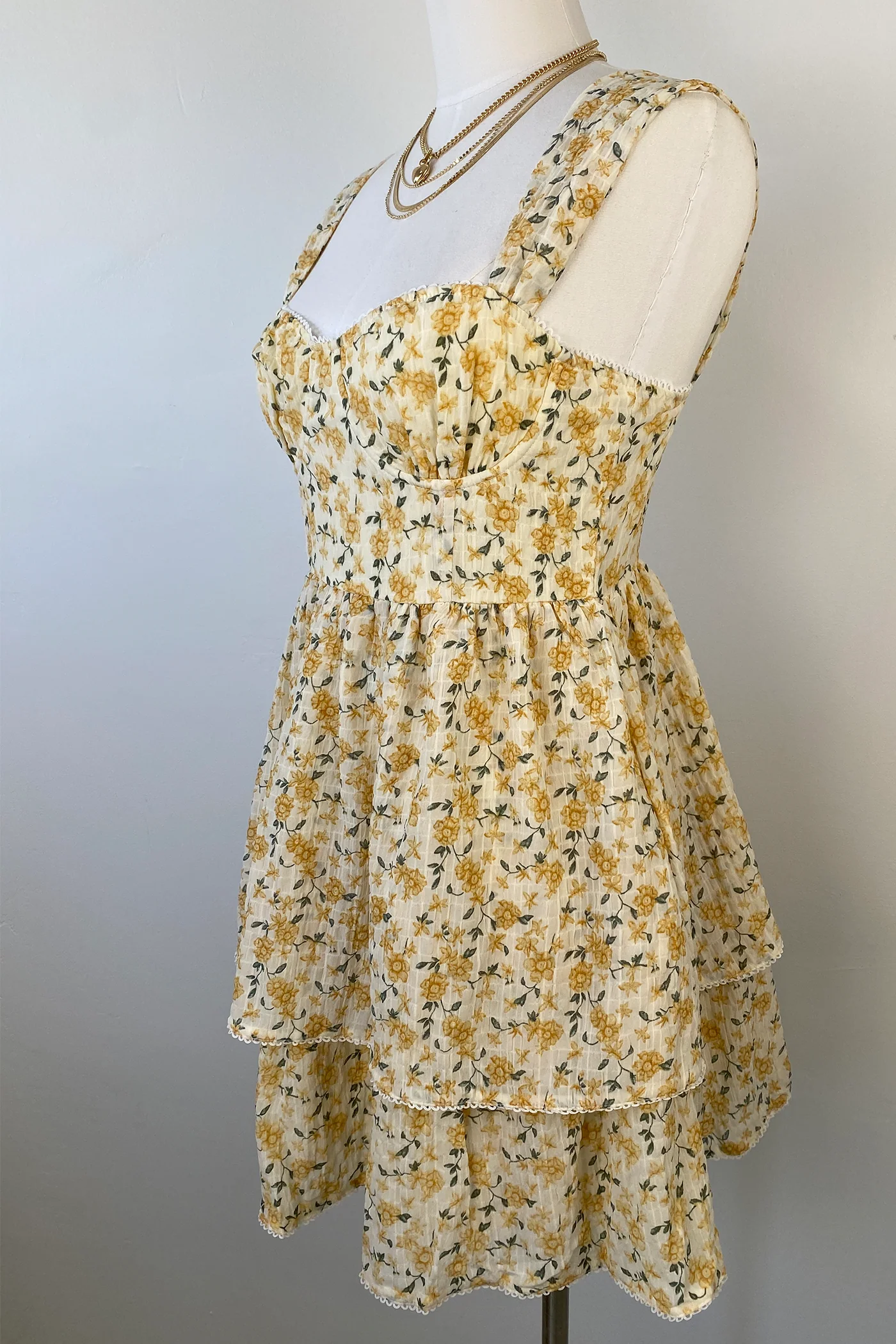 Floral Corset Mini Dress