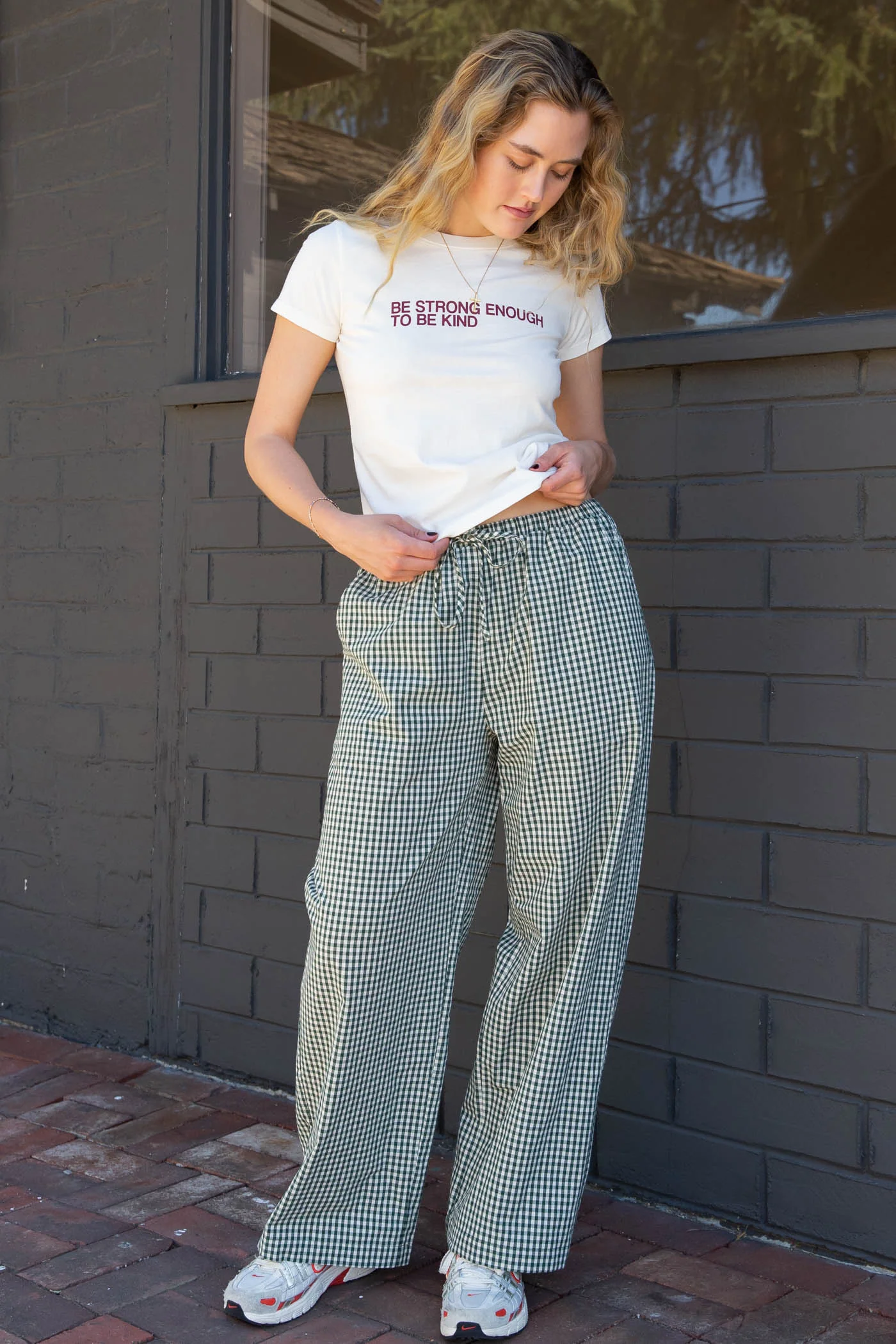 Gingham Pants