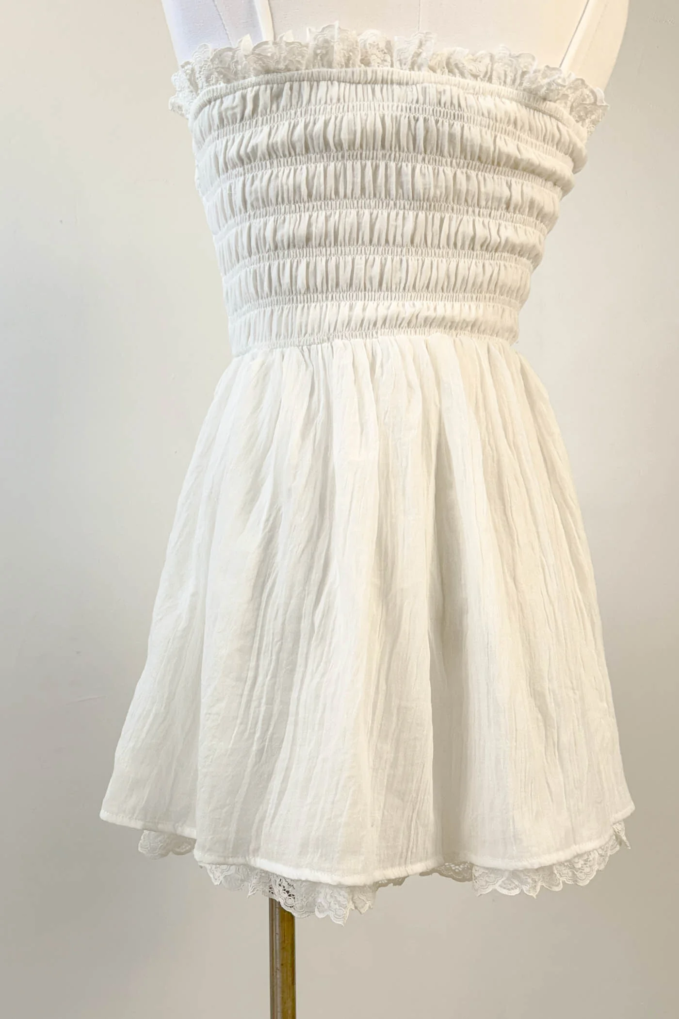 Smocked Mini Cami Dress