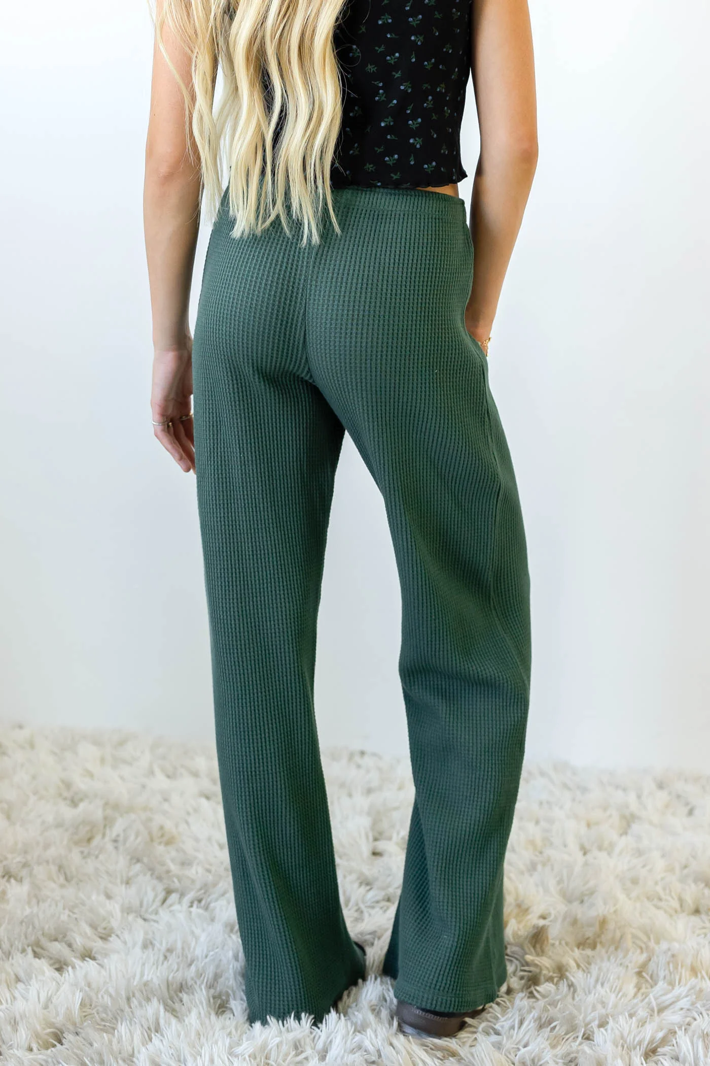 Waffle Knit Pants