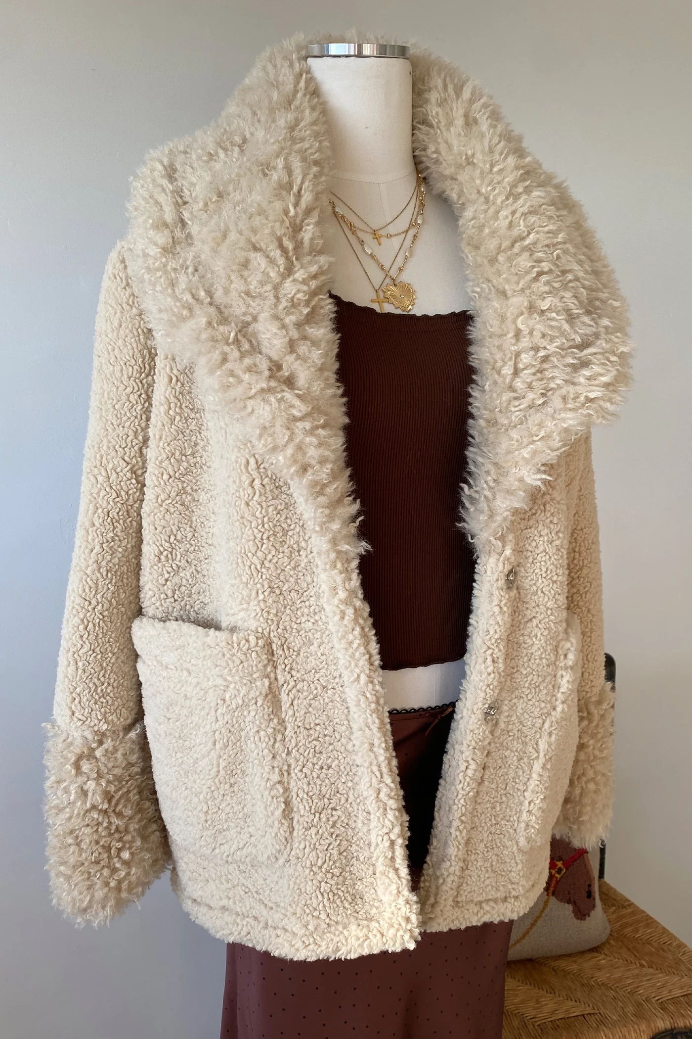 Fur Lined Sherpa Jacket