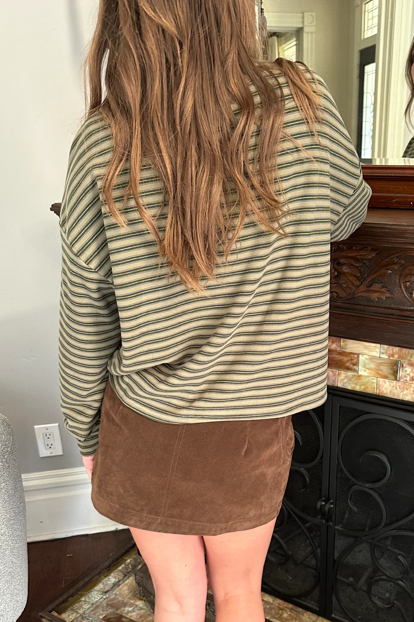 Striped Long Sleeve Top