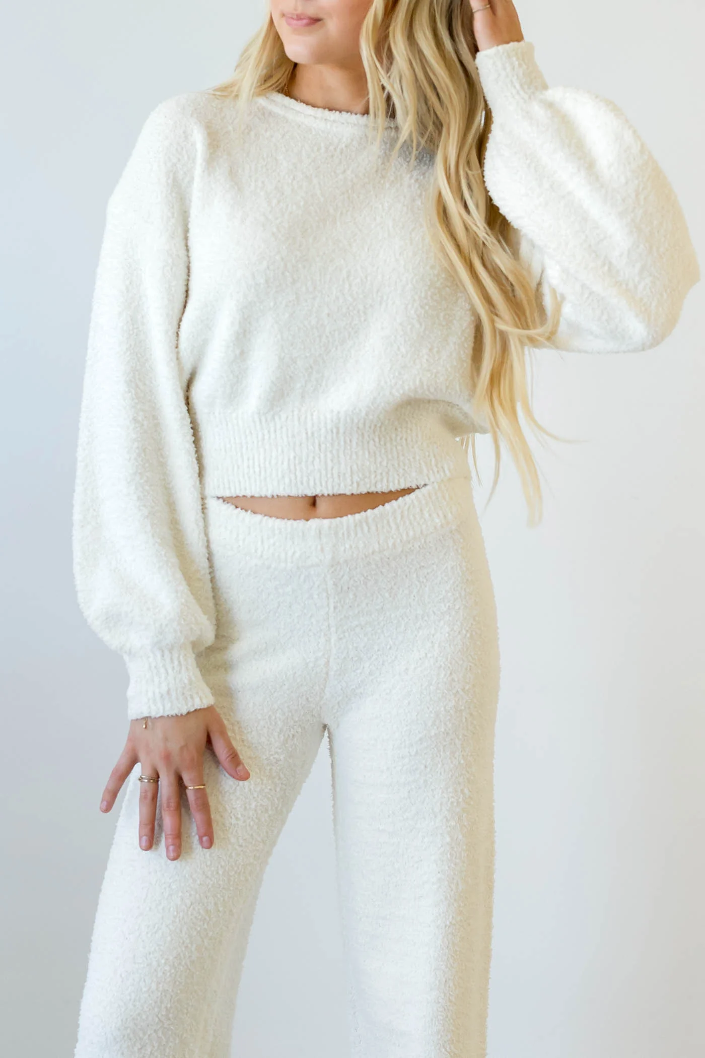 Terry Cloth Sweater