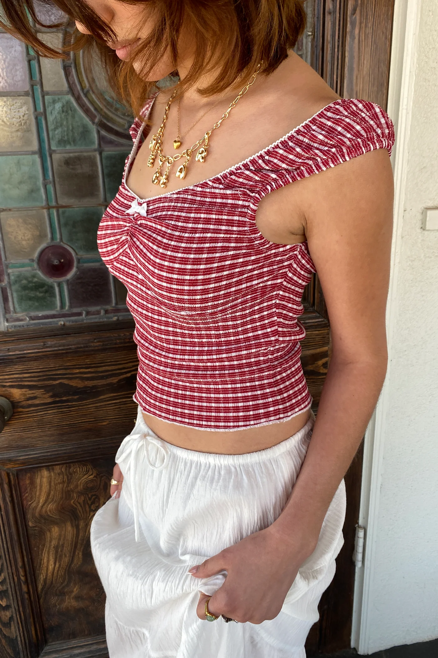 Striped Sleeveless Top