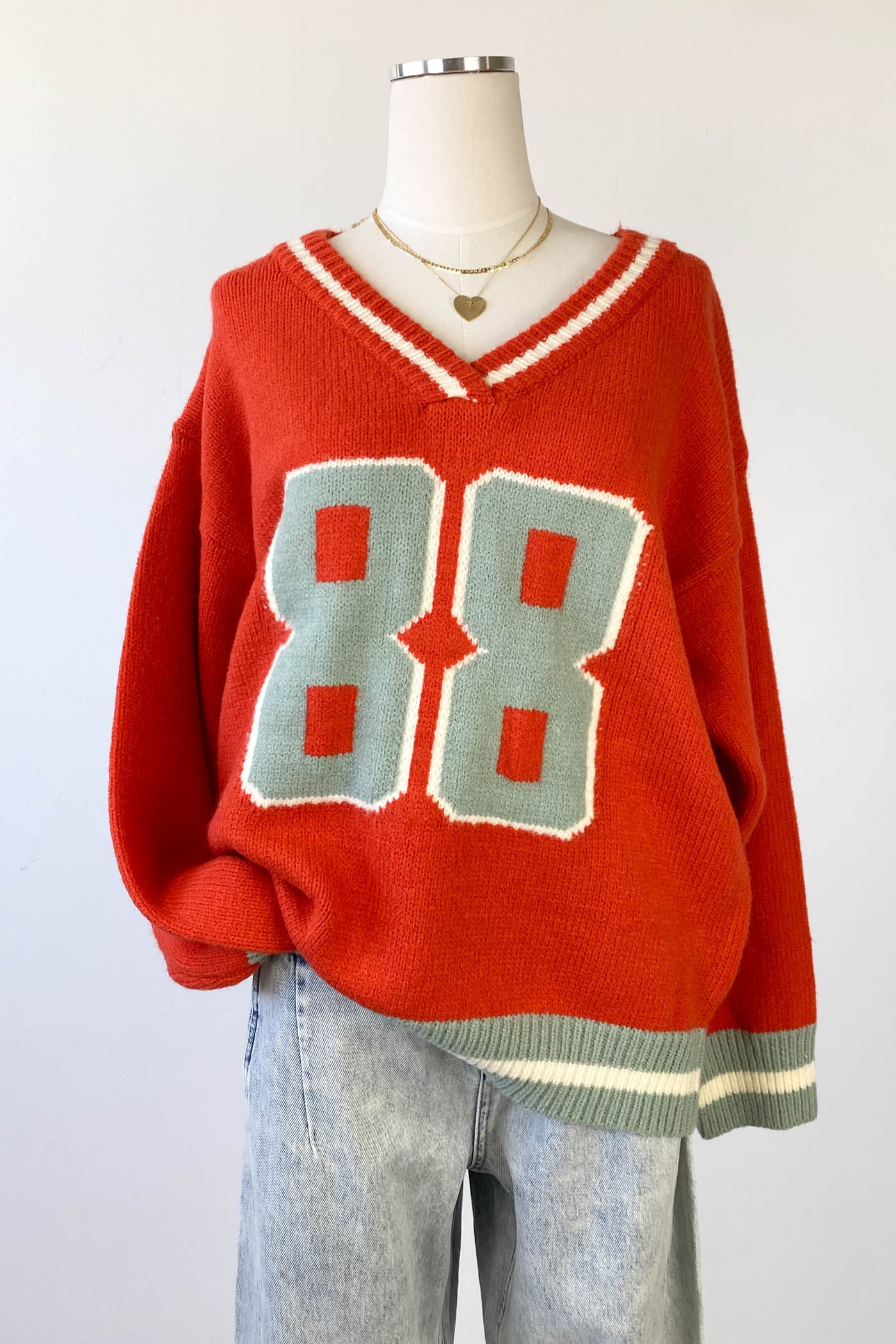 Jersey Knit Sweater