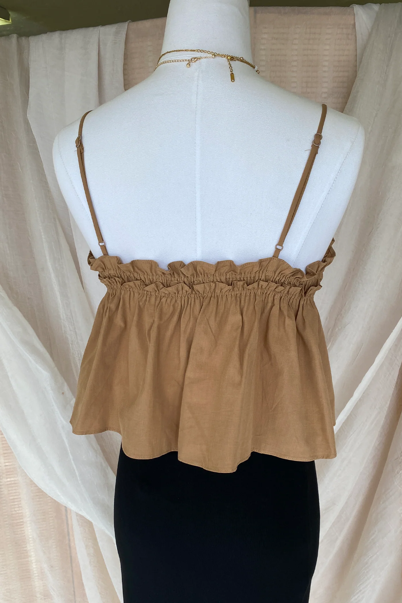 Ruffled Babydoll Top
