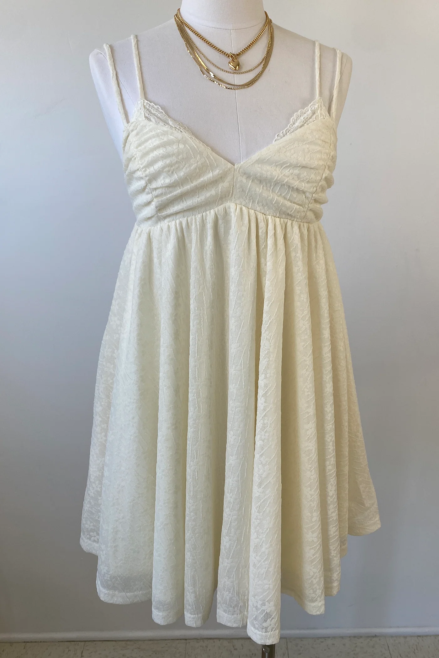 Stretch Lace Mini Dress