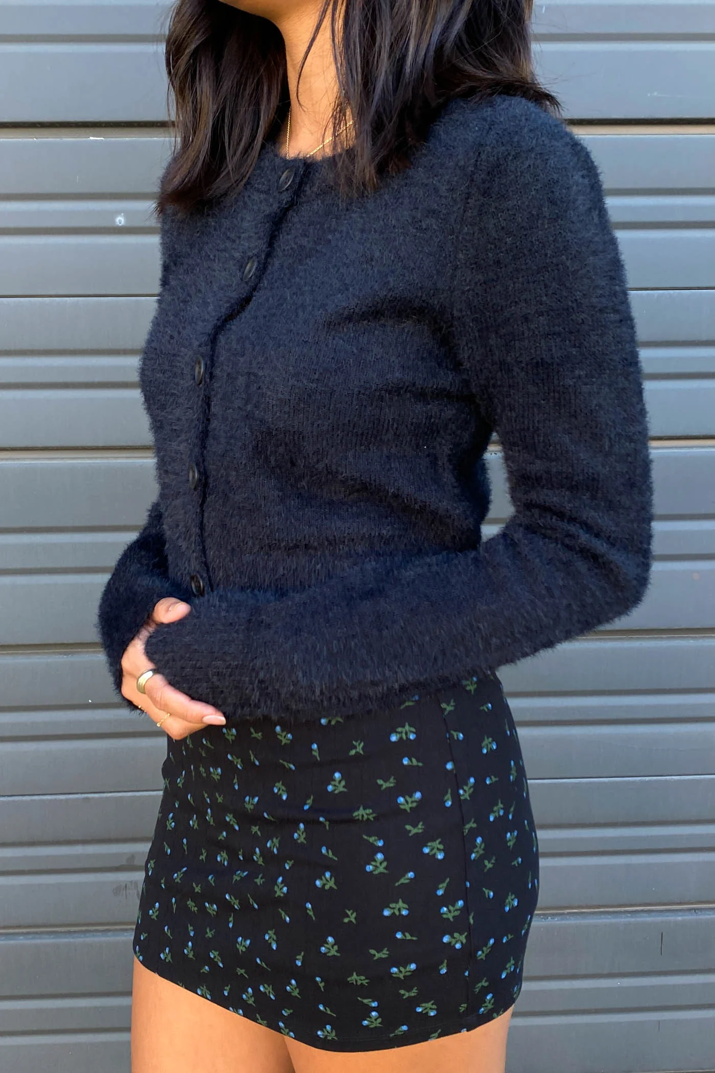 Knit Button Cardigan