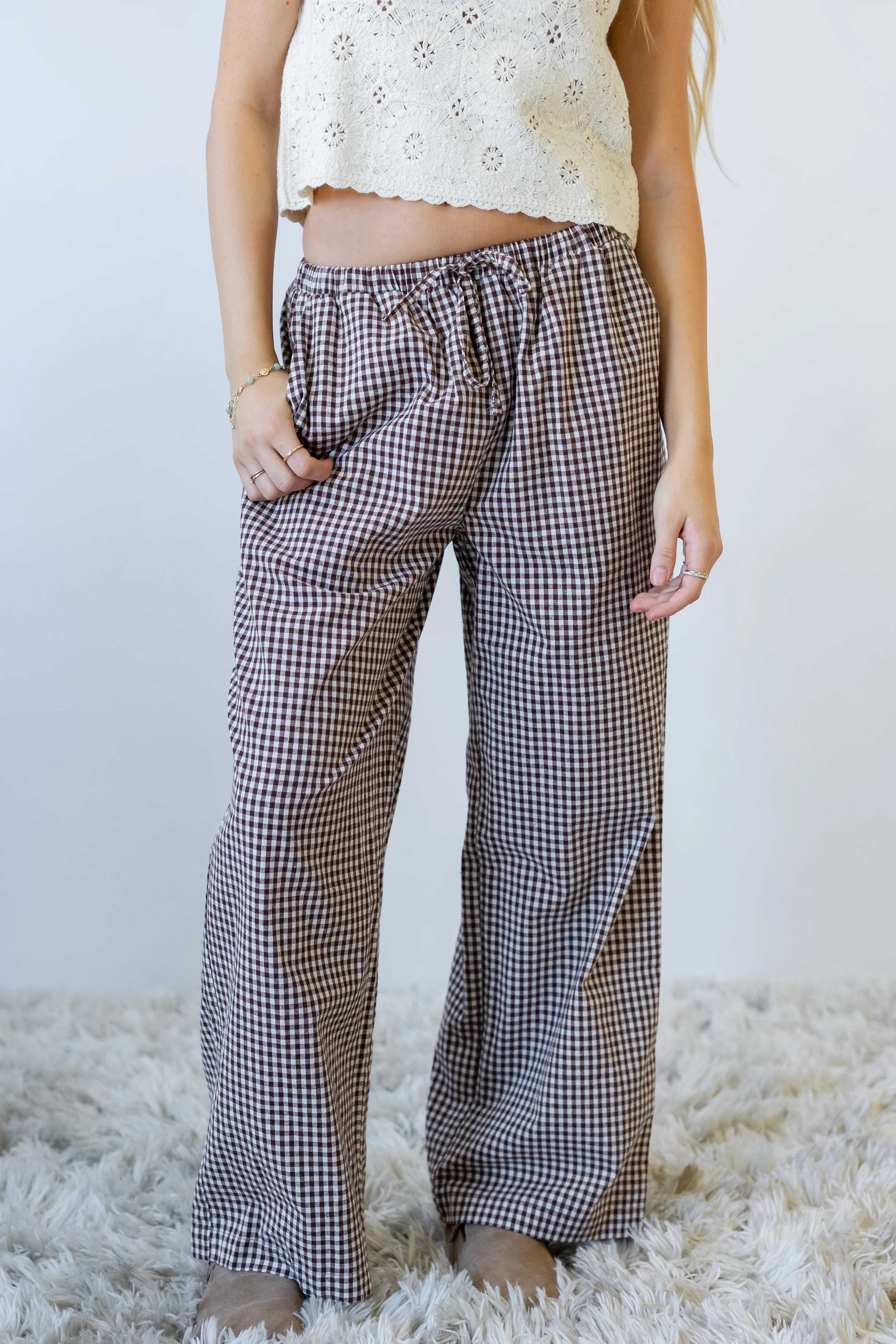Gingham Pants
