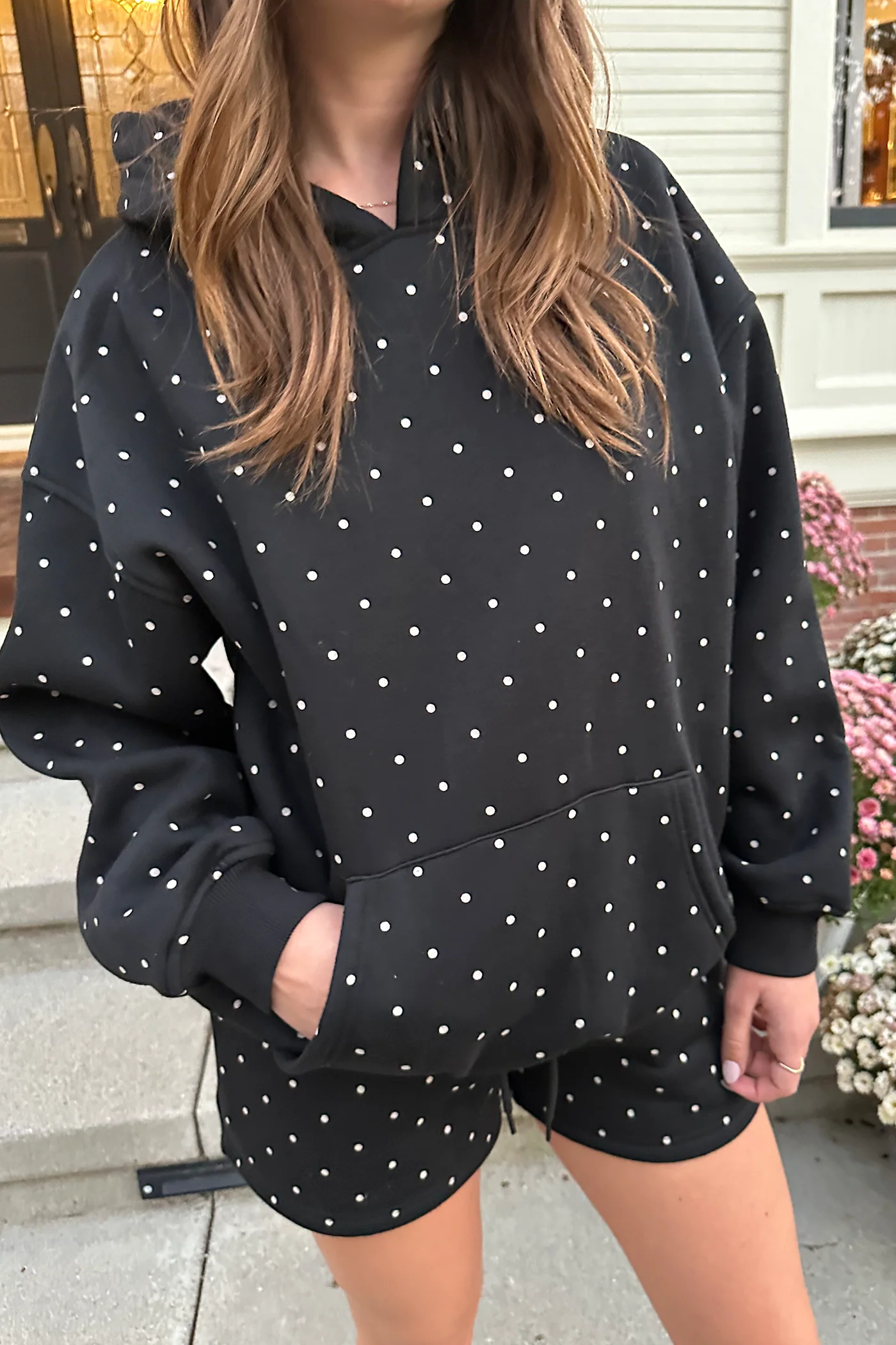 Swiss Dot Hoodie