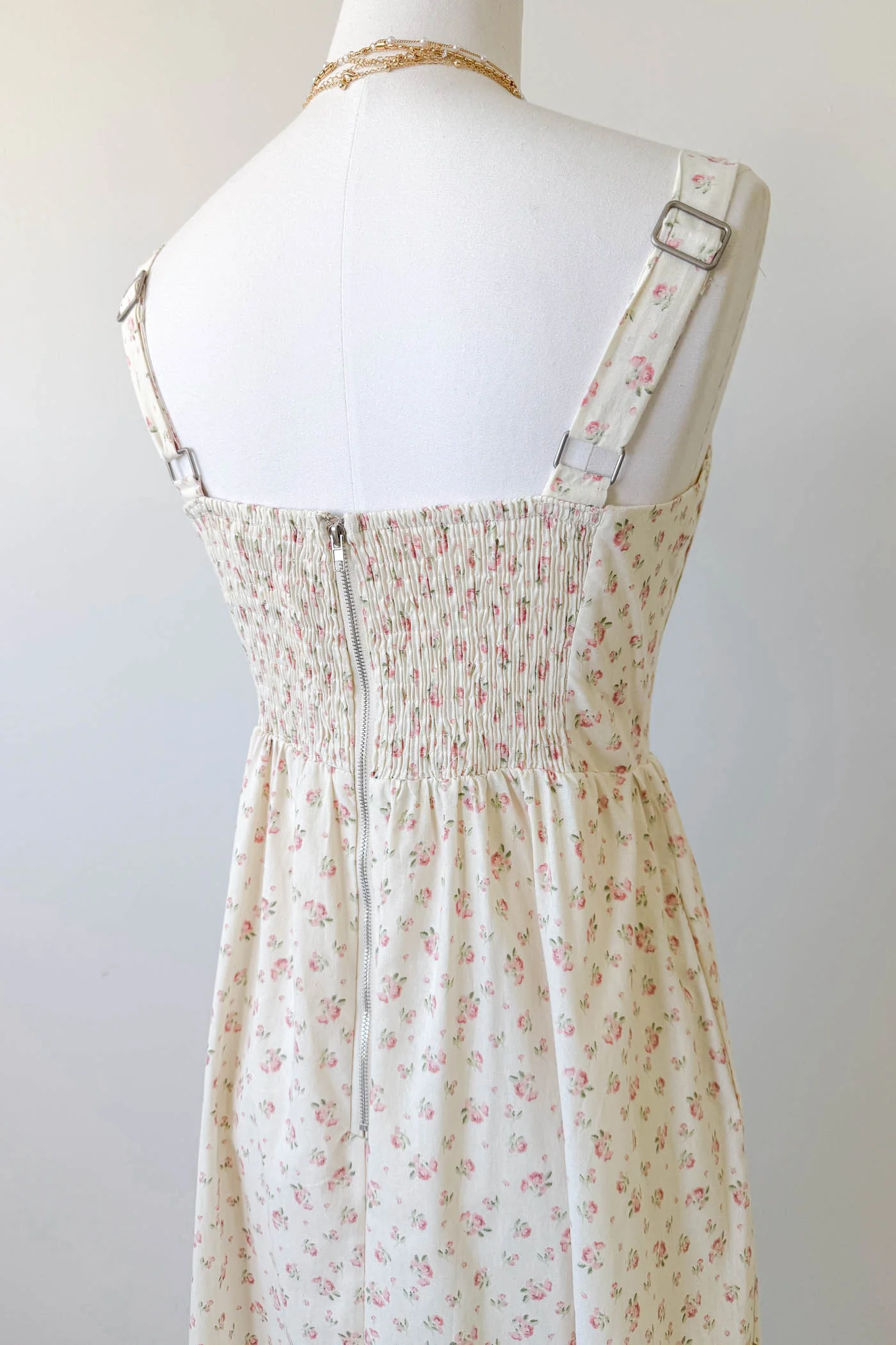 Floral Corset Maxi Dress