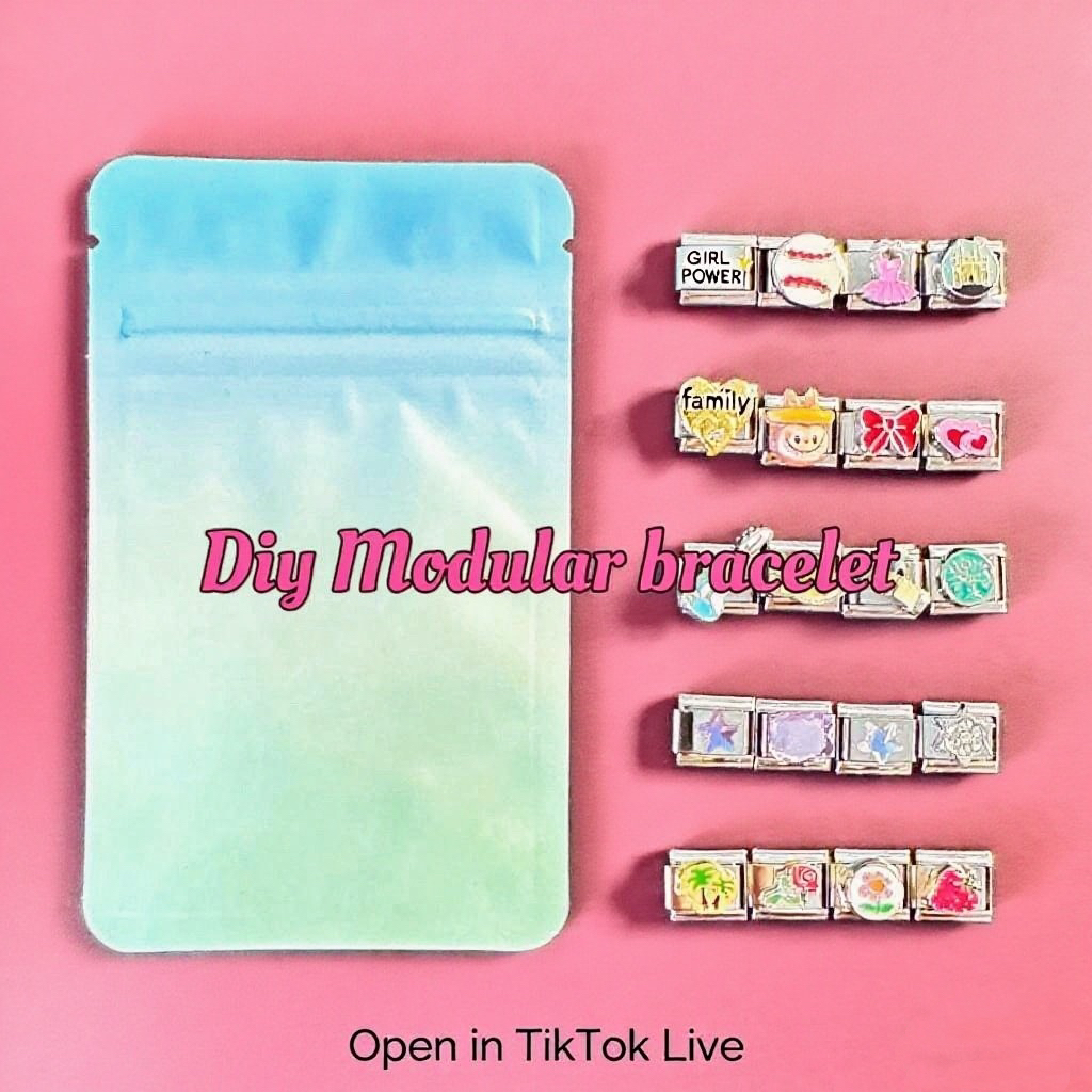 Diy Modular assembled bracelet-Open in Live