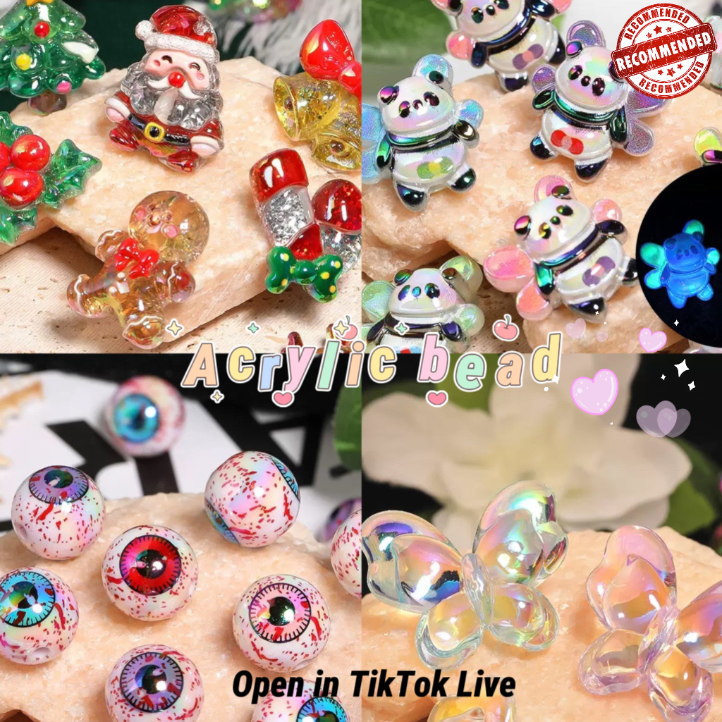🔥🔥 lucky acrylic beads - Open in Live