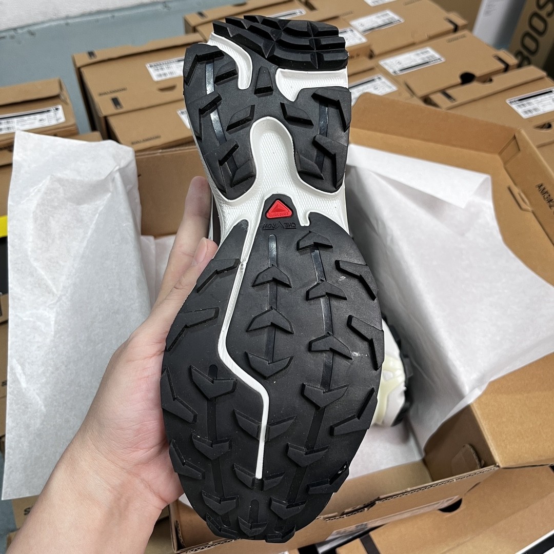 SALOMON XT-6 Advanced Trail Running Shoes – Alloy White Edition