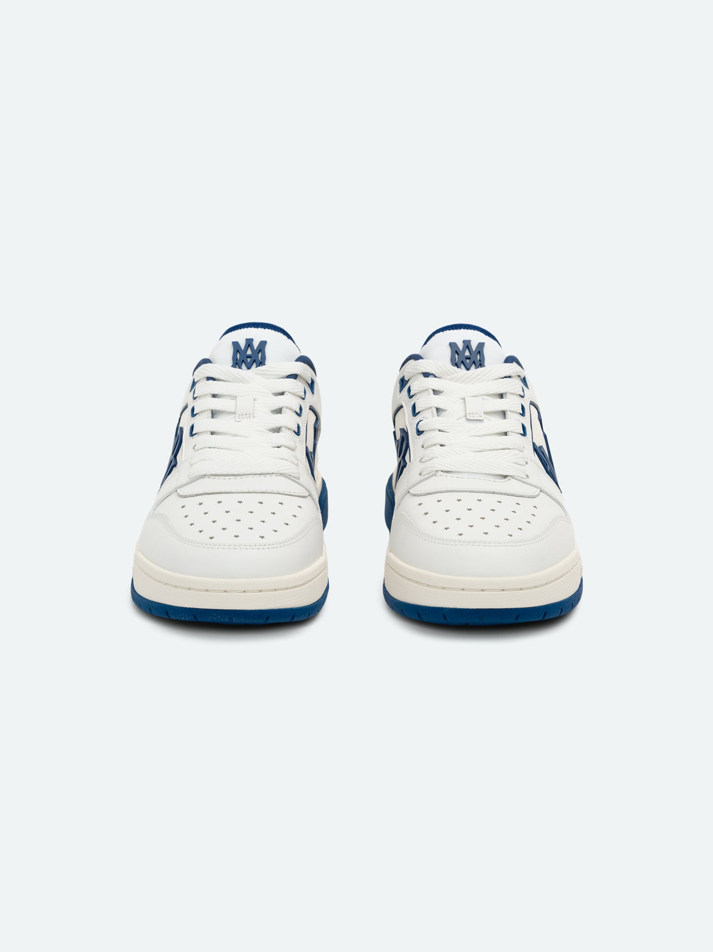 🔵 AMIRI Classic Low – White / Navy (Retail Exclusive)