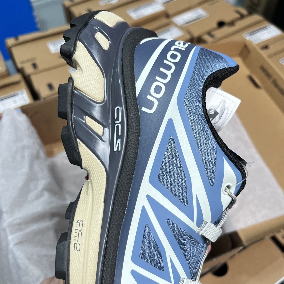 SALOMON XT-6 Advanced Trail Running Shoes – Dusty Blue Edition