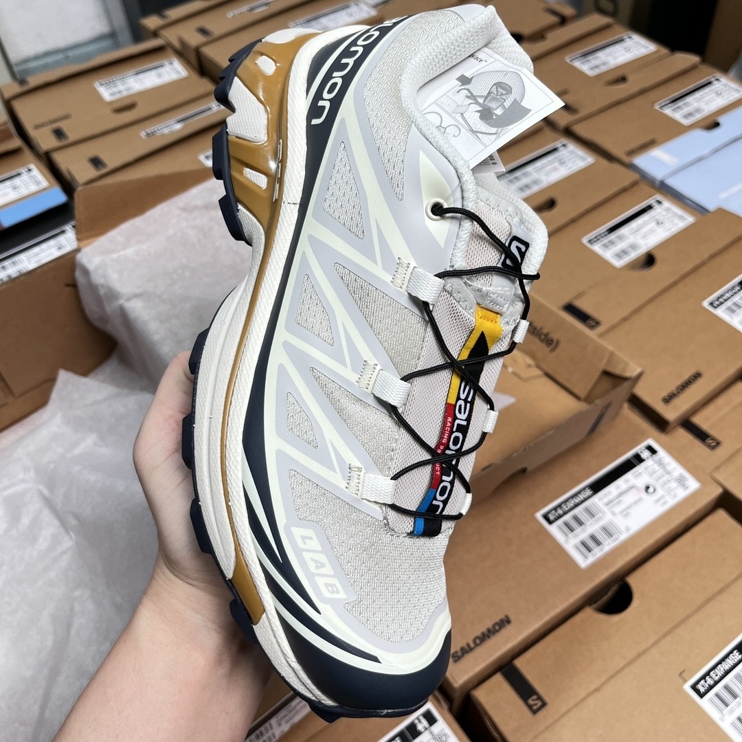 SALOMON XT-6 ADV Trail Running Shoes – Vanilla Almond Edition