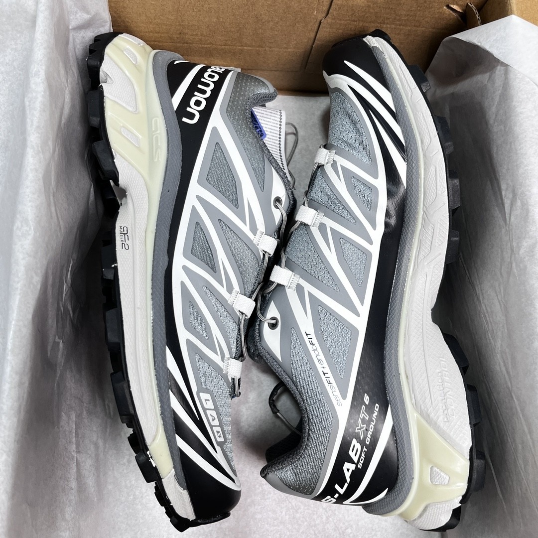 SALOMON XT-6 Advanced Trail Running Shoes – Alloy White Edition