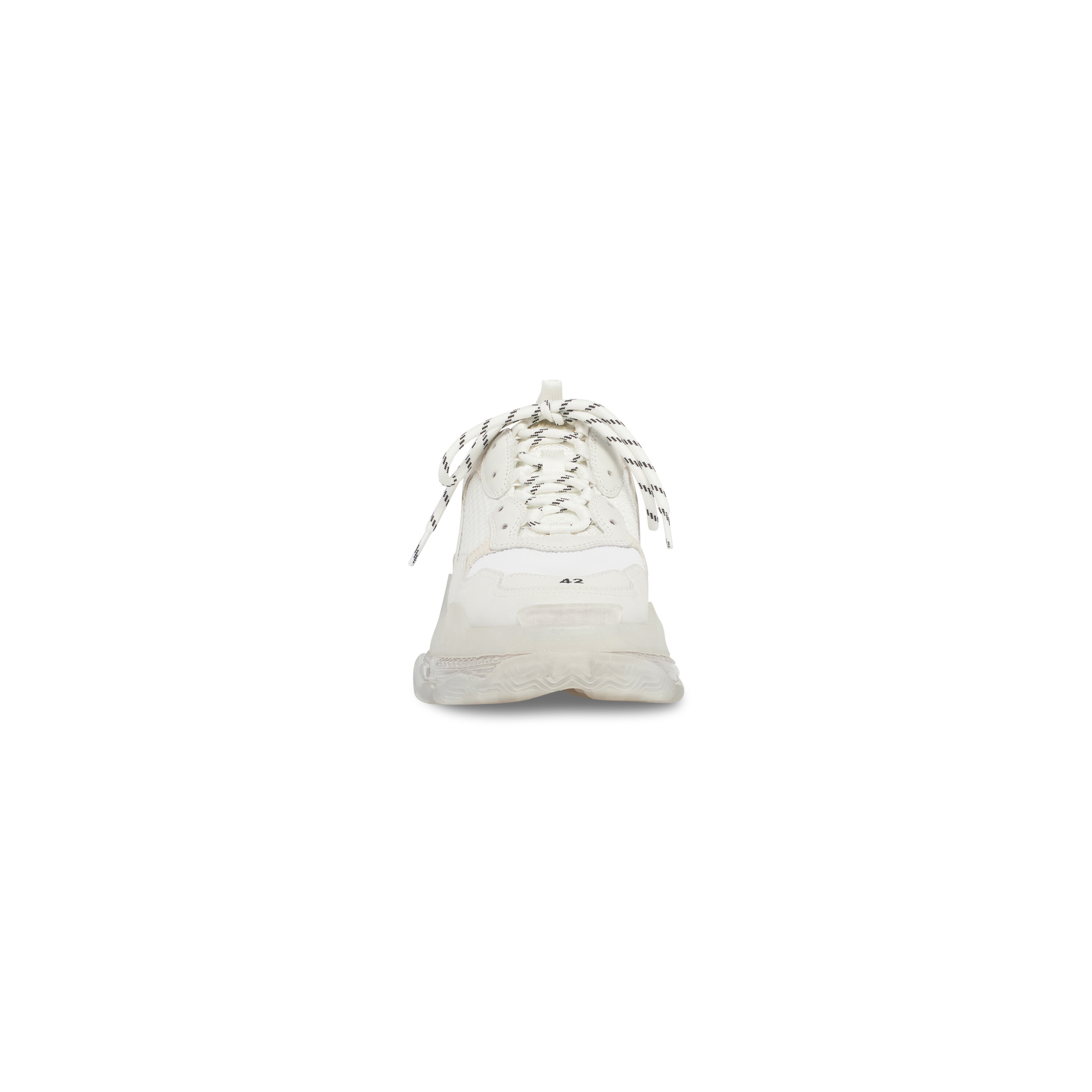 🤍 Balenciaga Triple S Clear Sole Sneaker – White