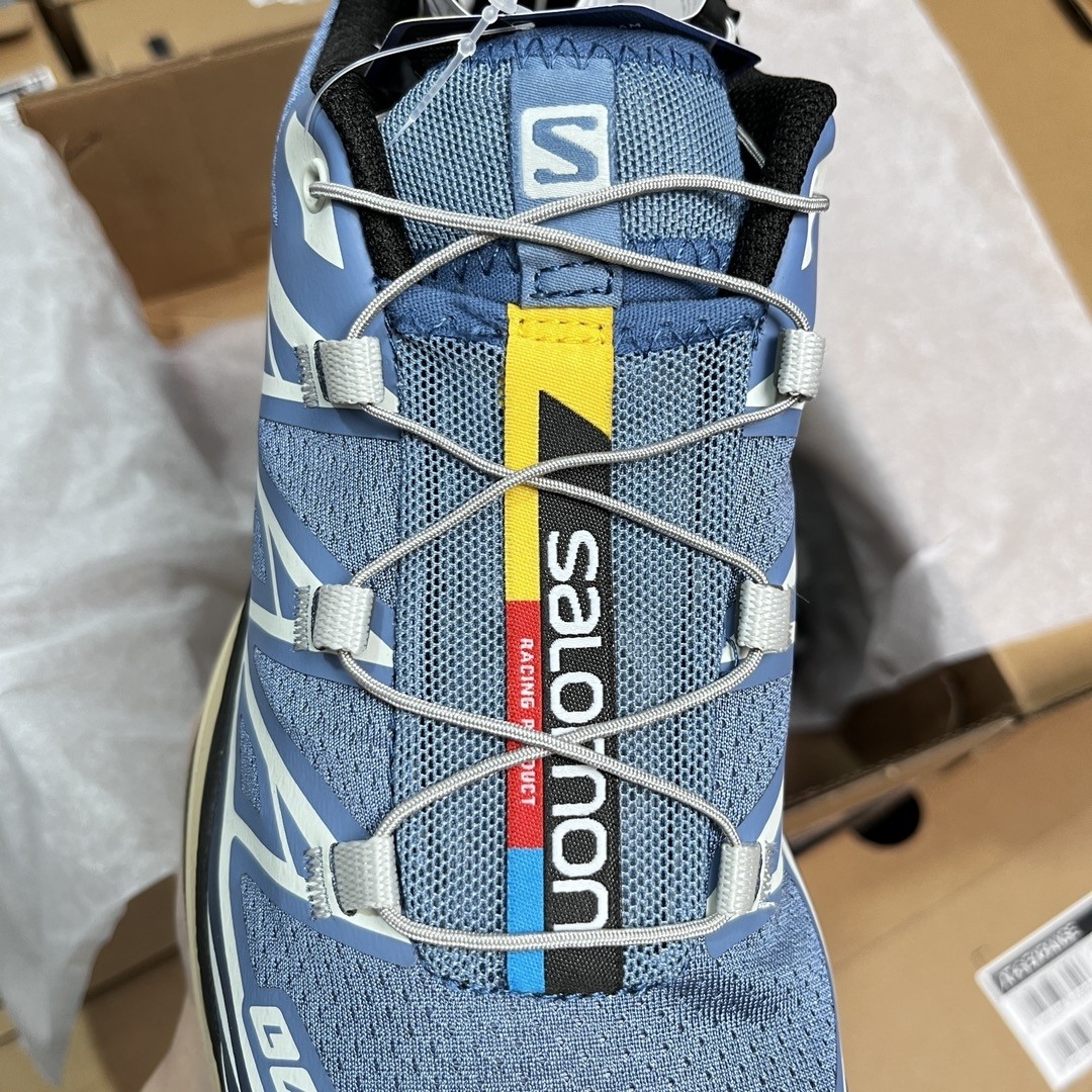 SALOMON XT-6 Advanced Trail Running Shoes – Dusty Blue Edition