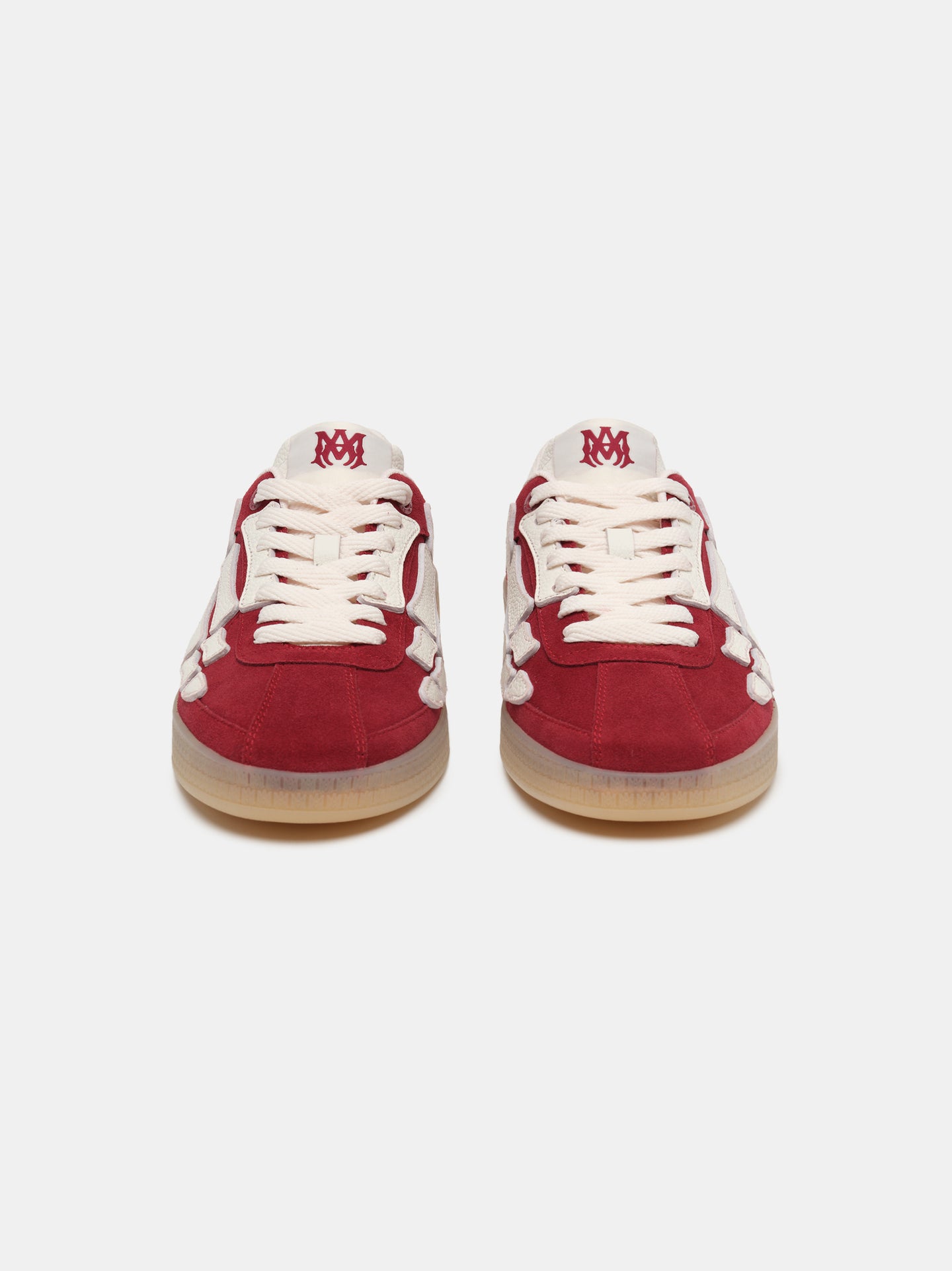 🔴 AMIRI Pacific Bones Sneaker – Deep Red