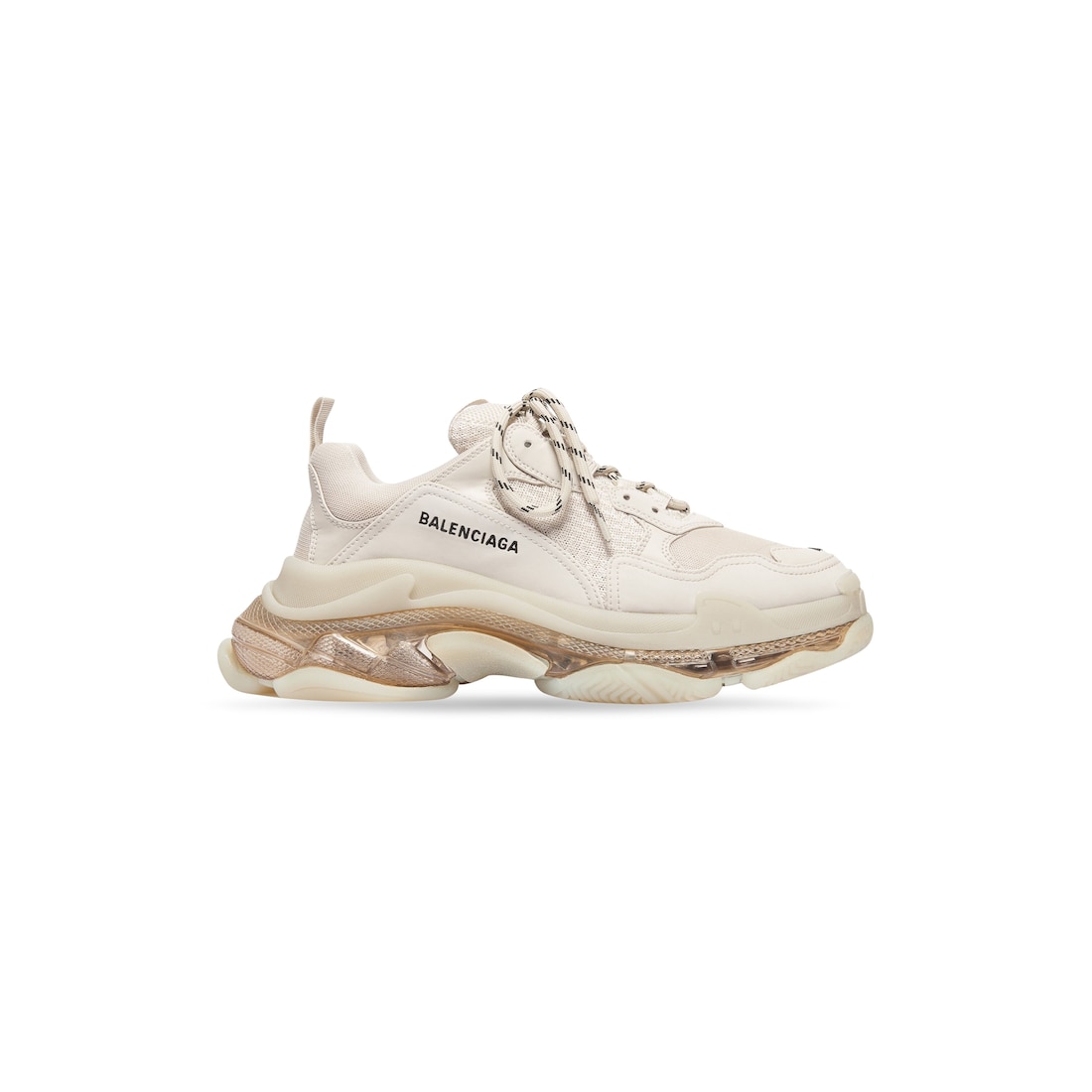 👟 Balenciaga Triple S Clear Sole Sneaker – White