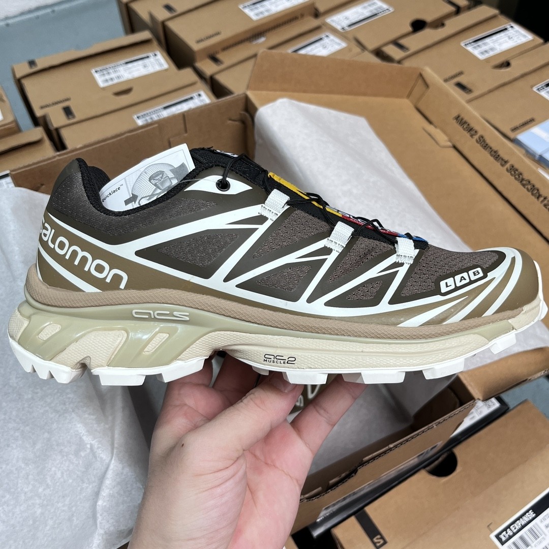 SALOMON XT-6 Advanced Trail Running Shoes – Earth Brown Edition