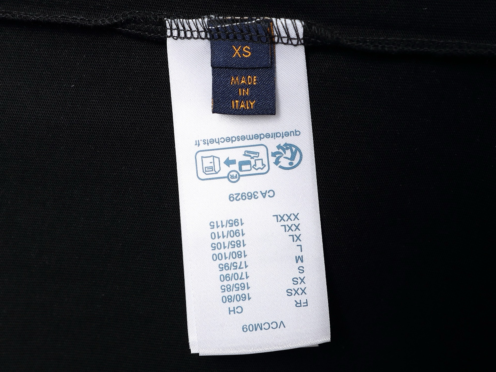 Louis Vuitton Classic Monogram Logo Cotton T-Shirt – Black & White