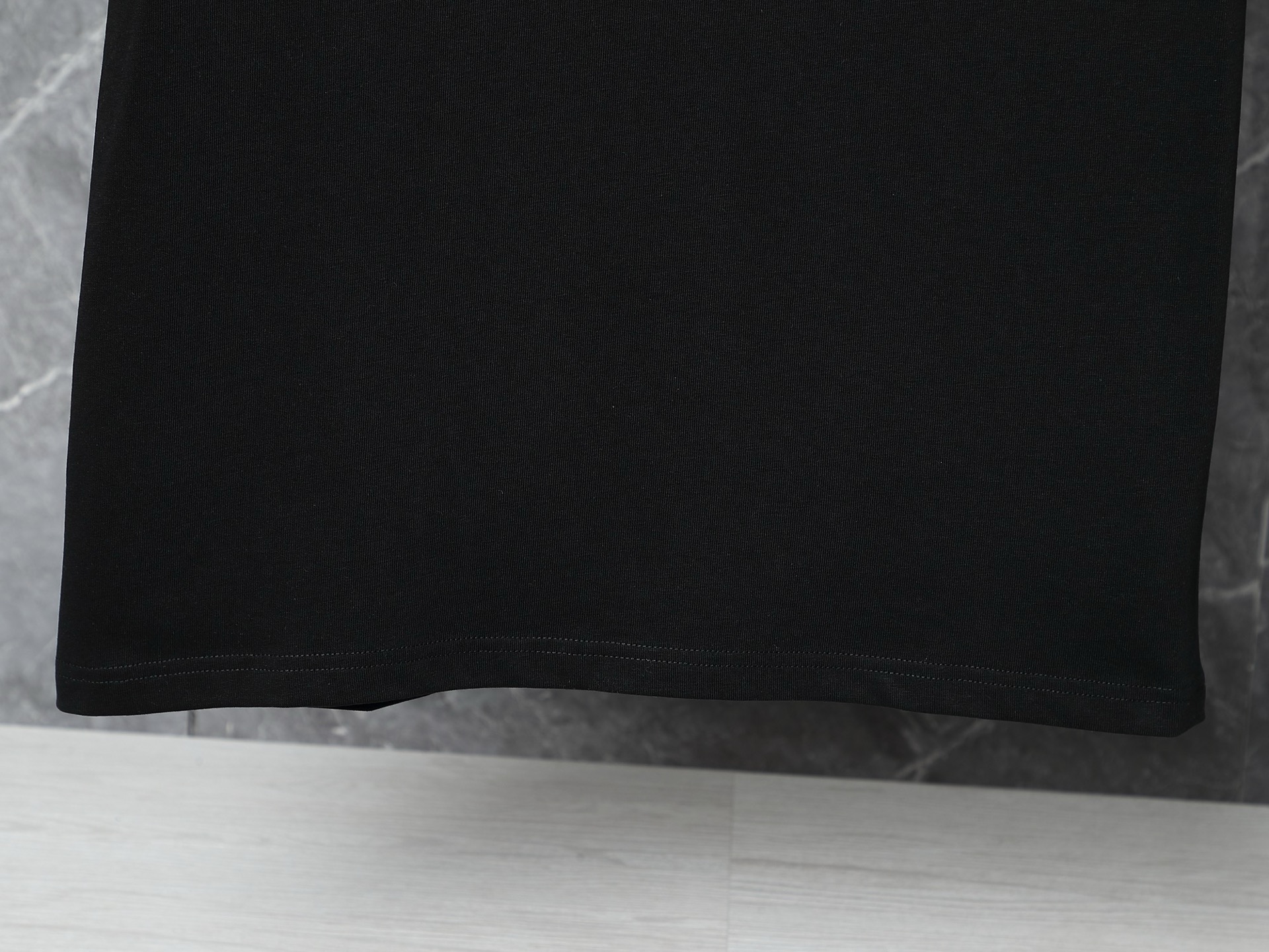 Louis Vuitton Classic Monogram Logo Cotton T-Shirt – Black & White