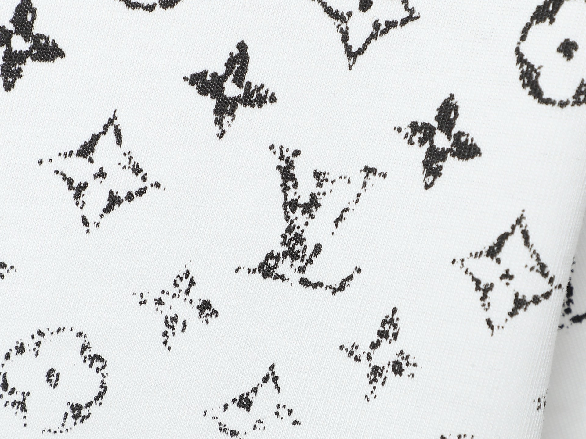 Louis Vuitton Gradient Monogram Tee – Black & White