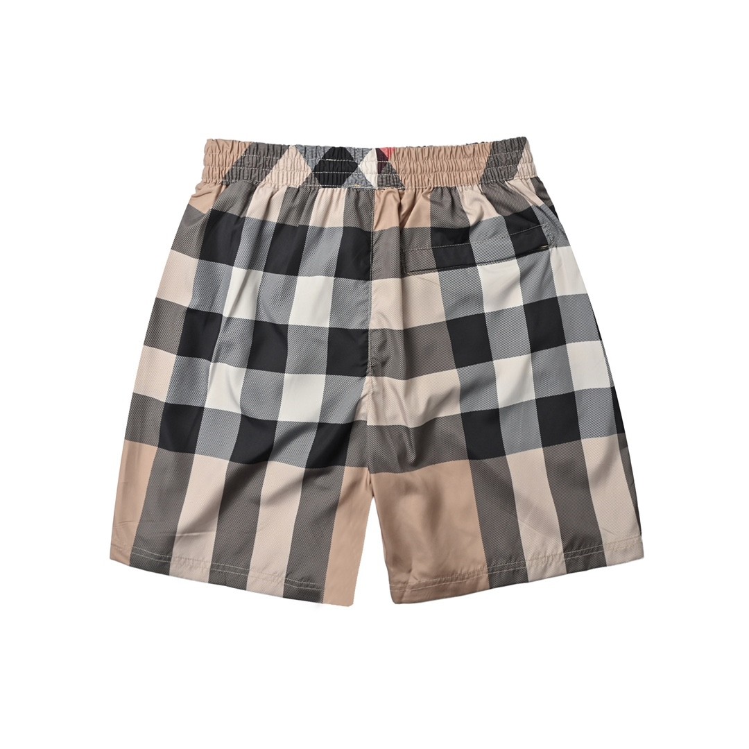 Burberry Vintage Check Drawstring Shorts – Beige