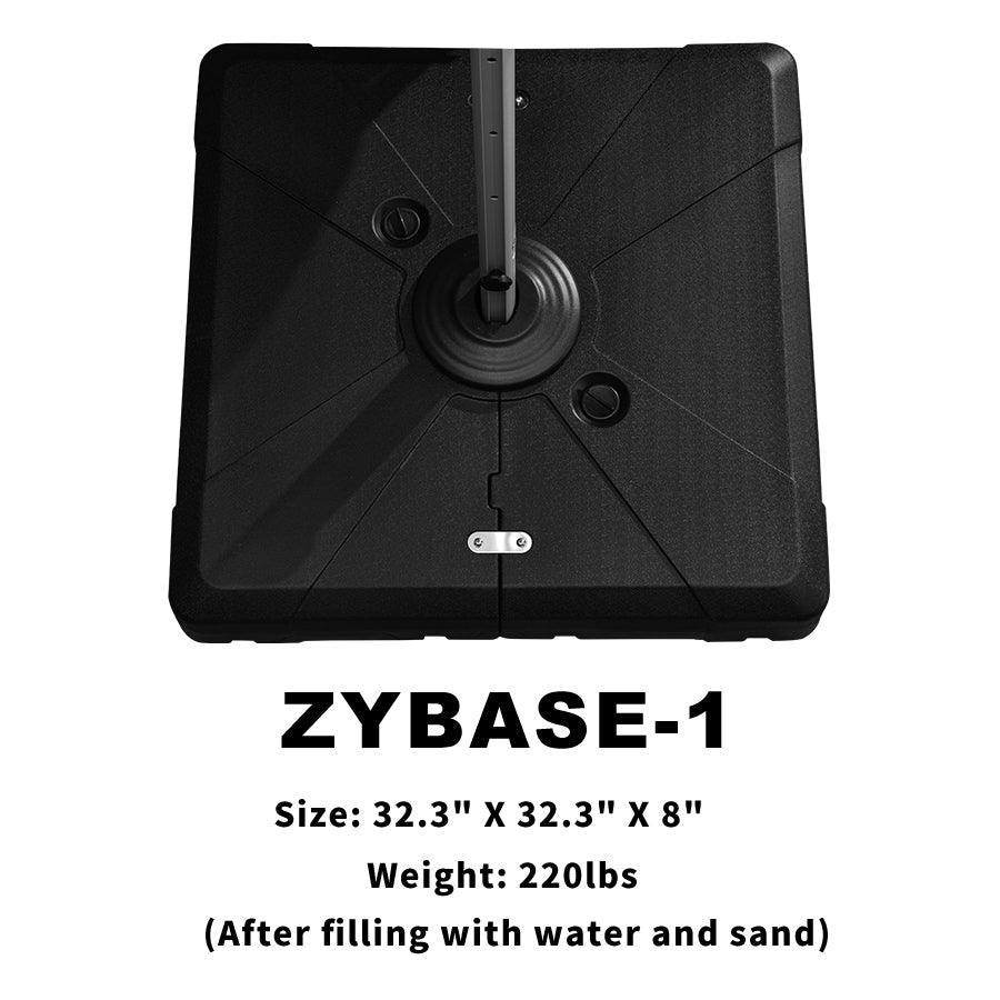 PURPLE LEAF Patio Cantilever Umbrella Weighted Base ZYBASE-1