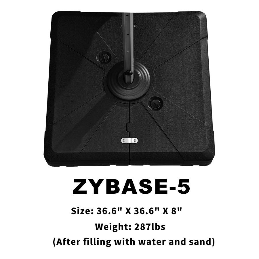 PURPLE LEAF Patio Cantilever Umbrella Weighted Base ZYBASE-5