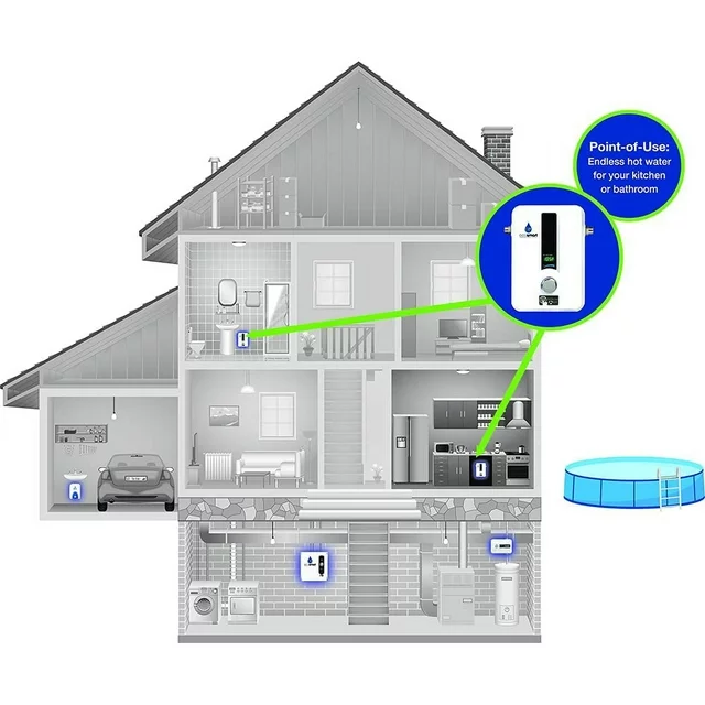 EcoSmart ECO11 240V 11 kW Electric Tankless Water Heater